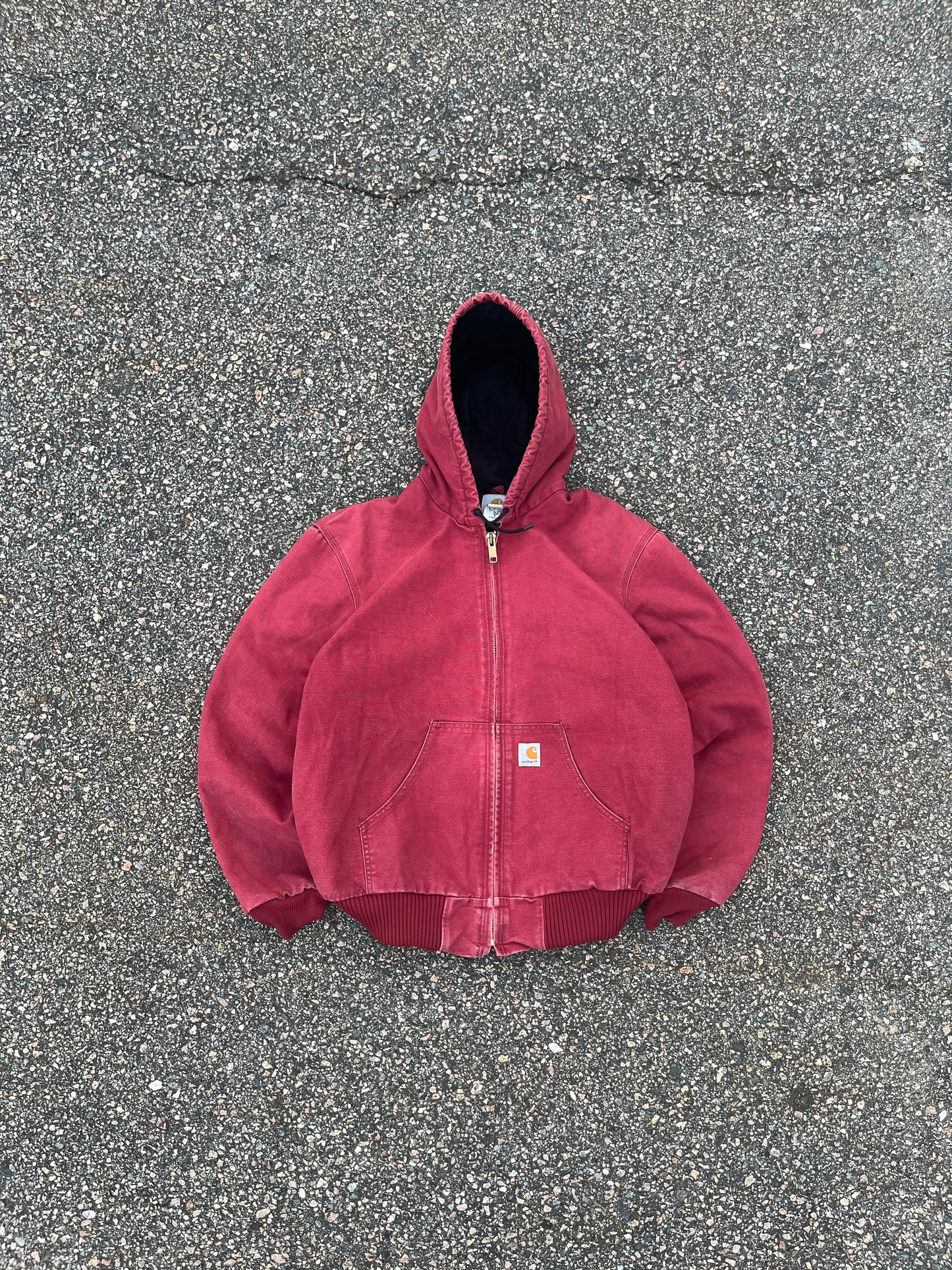 Faded Cherry Red Carhartt Active Jacket - Fits M-L