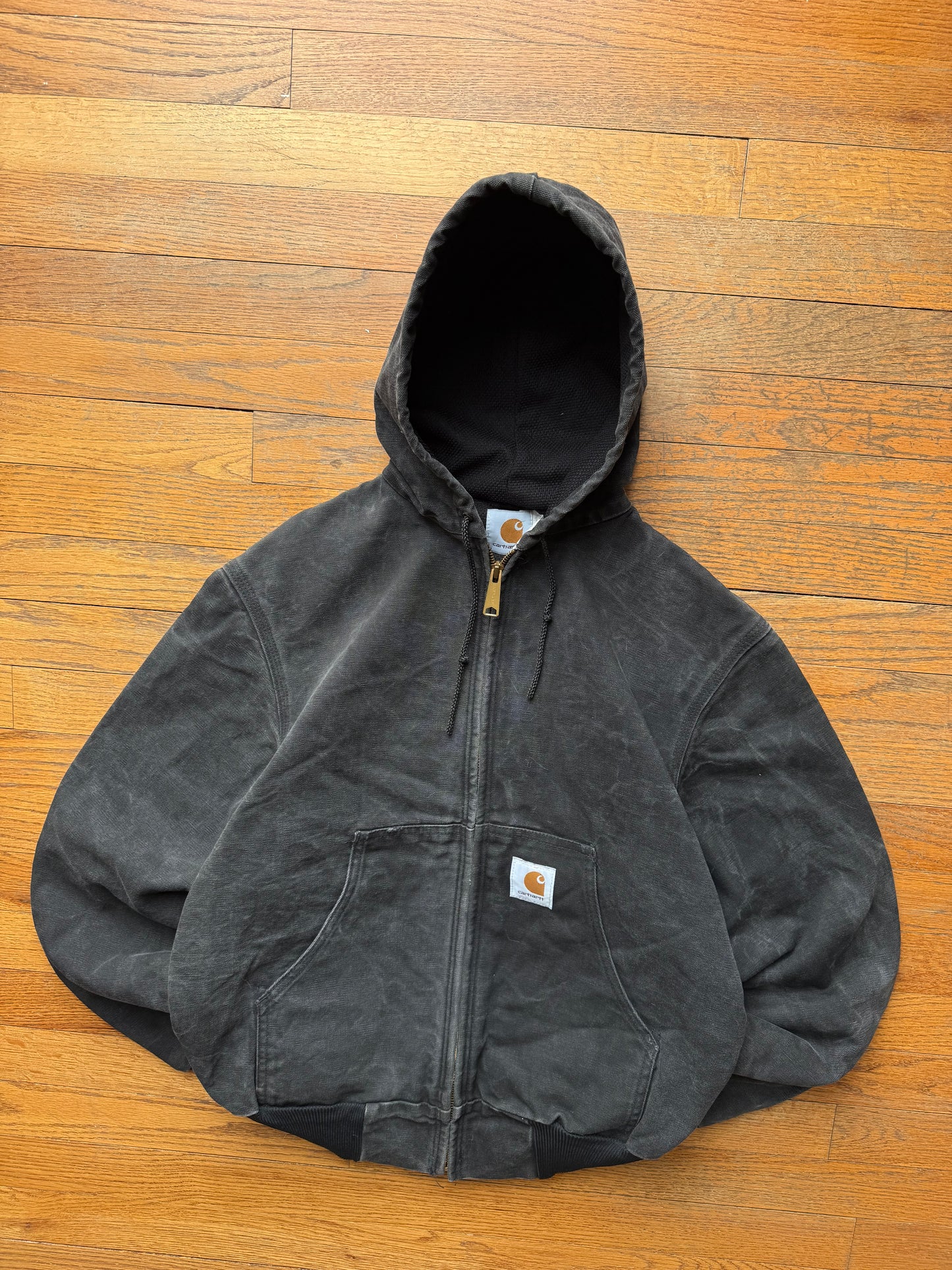Faded Black Carhartt Active Jacket - Small