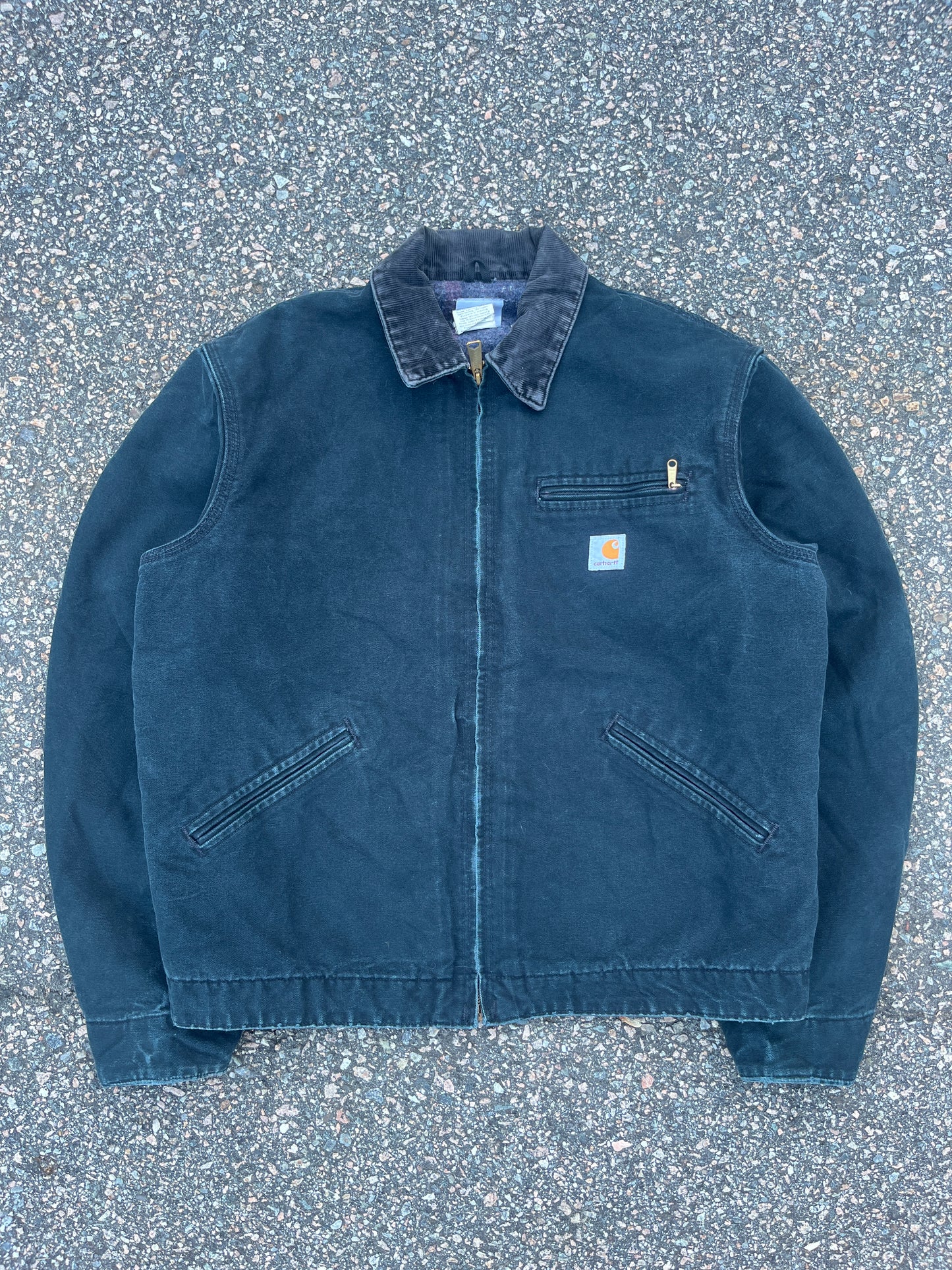 Faded Black Carhartt Detroit Jacket - Large