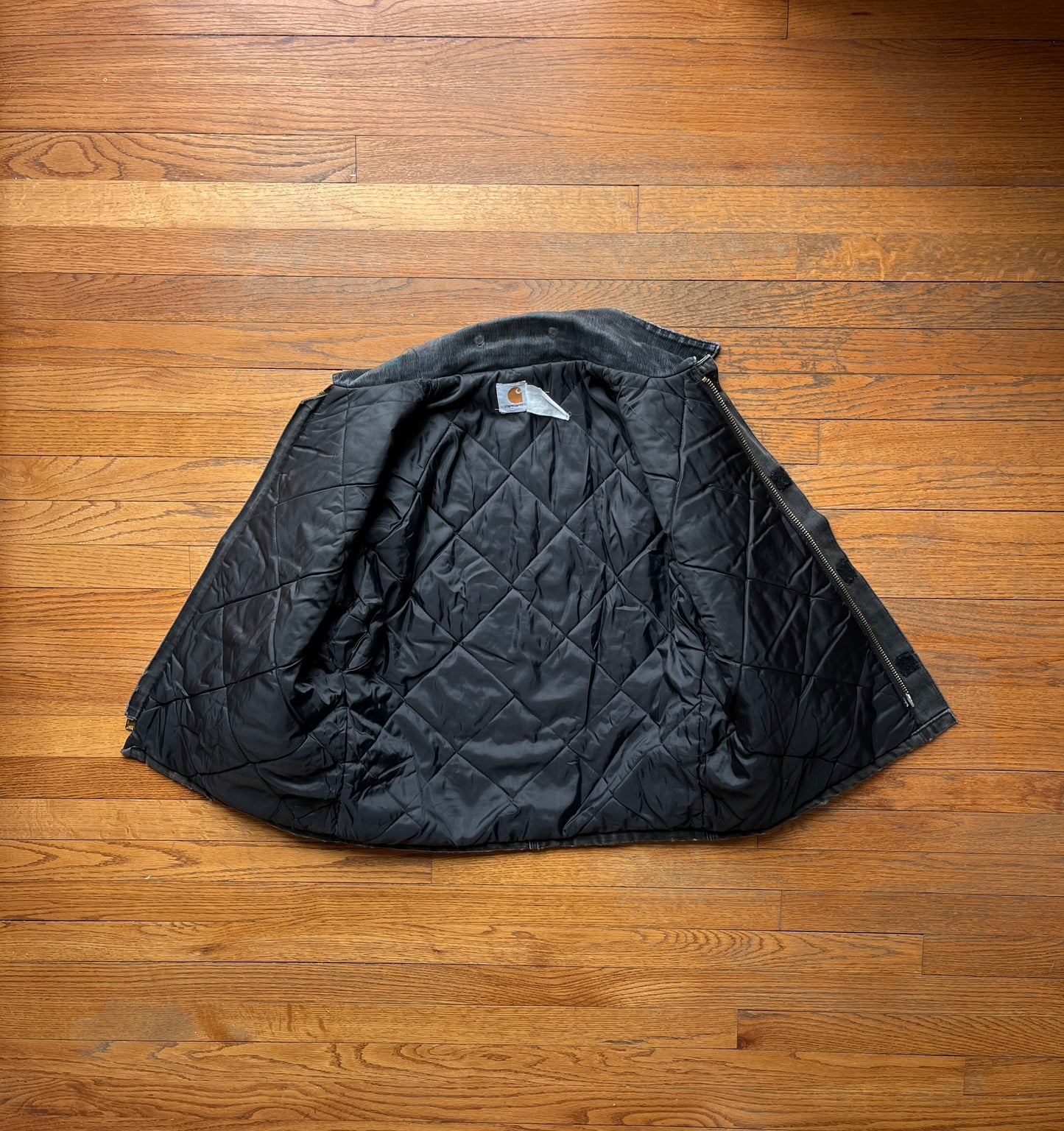 Faded Black Carhartt Arctic Jacket - Medium