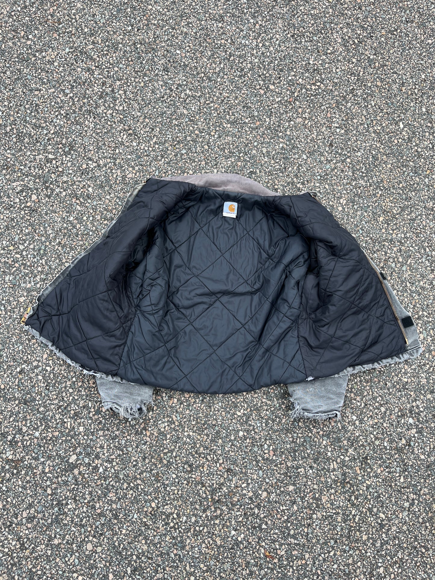 Faded n Distressed Black Carhartt Arctic Jacket - Medium