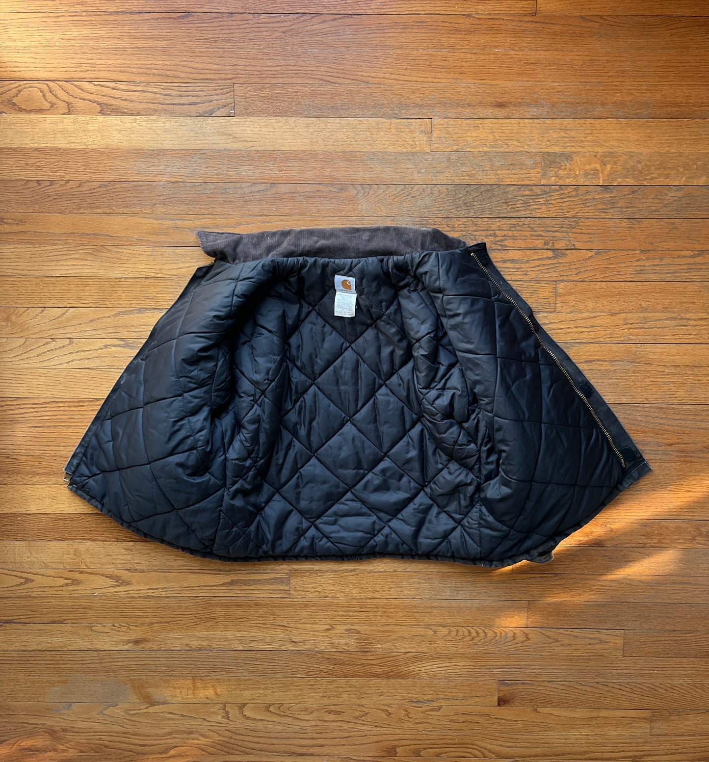 Faded Black Carhartt Arctic Jacket - Boxy Medium