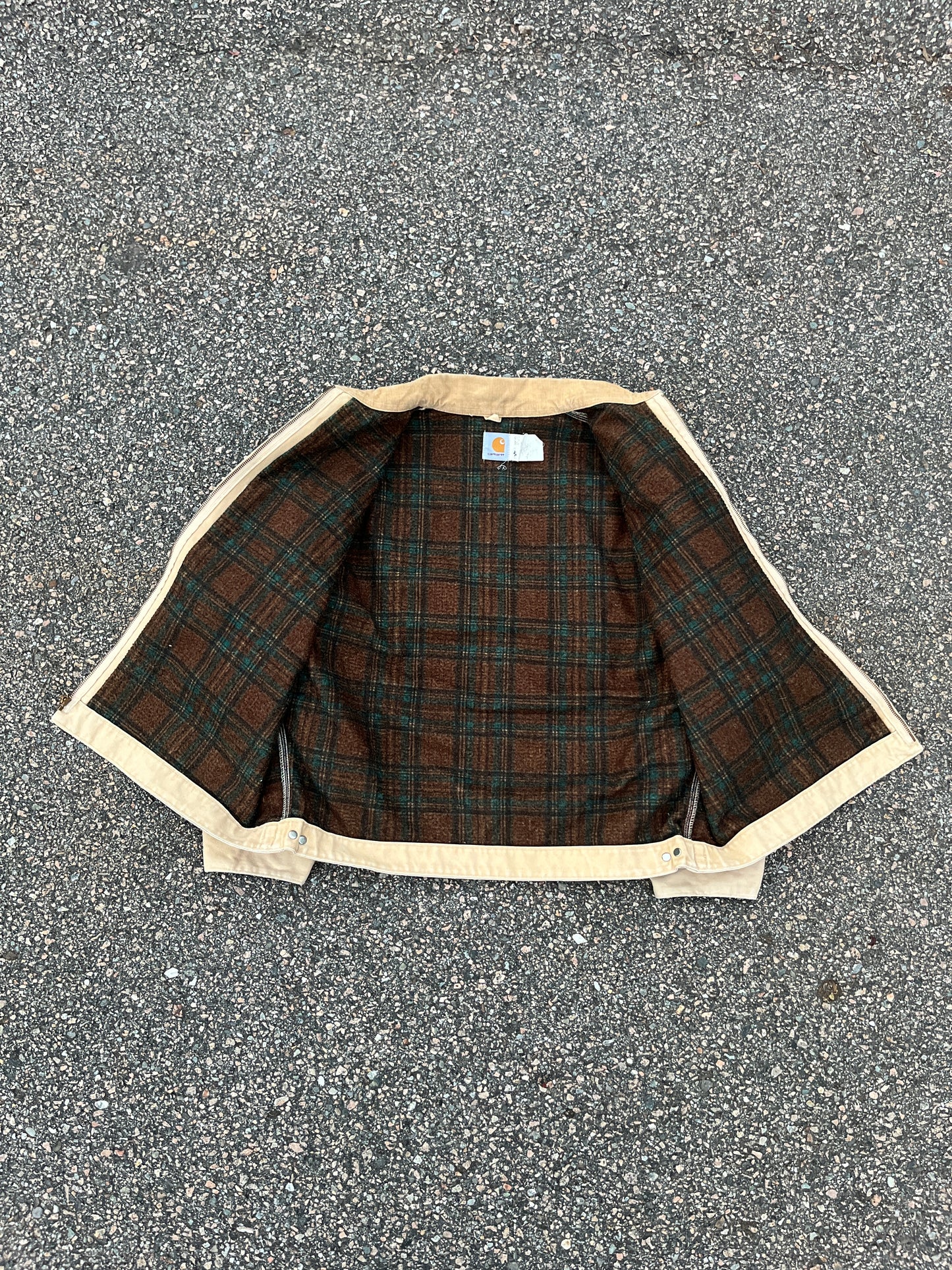 褪色奶油色 Carhartt 底特律夹克 - 宽松 XL-2XL