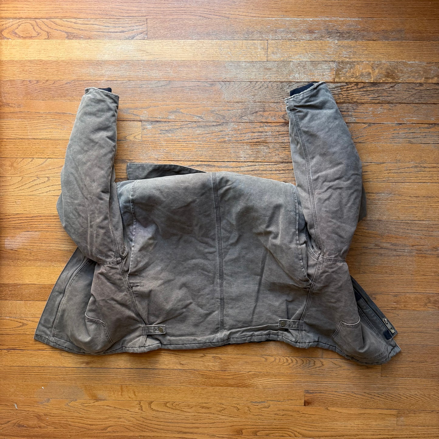 Faded Chestnut Brown Carhartt Arctic Jacket - Boxy Large