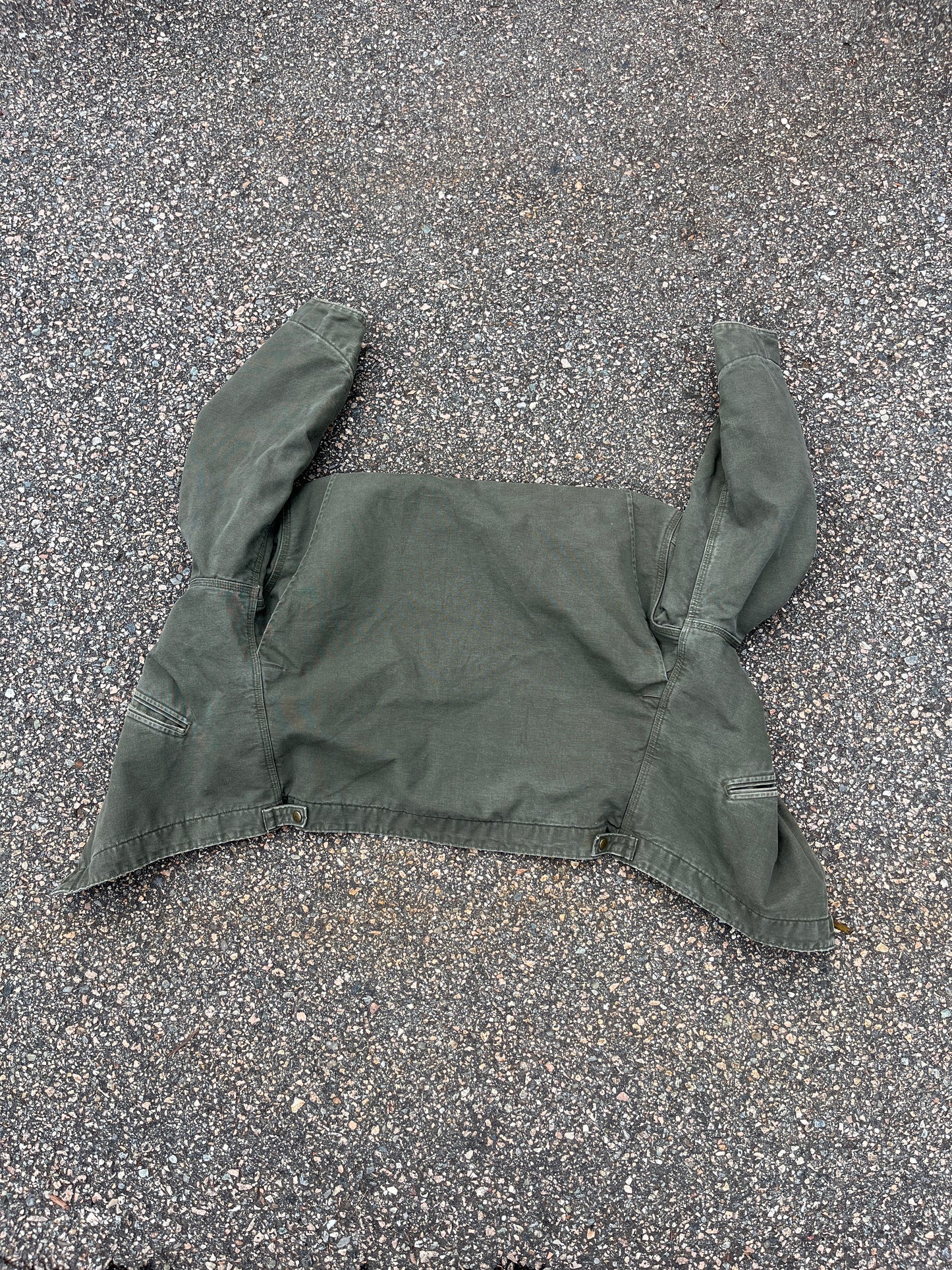 Faded Olive Green Carhartt Detroit Jacket - XL