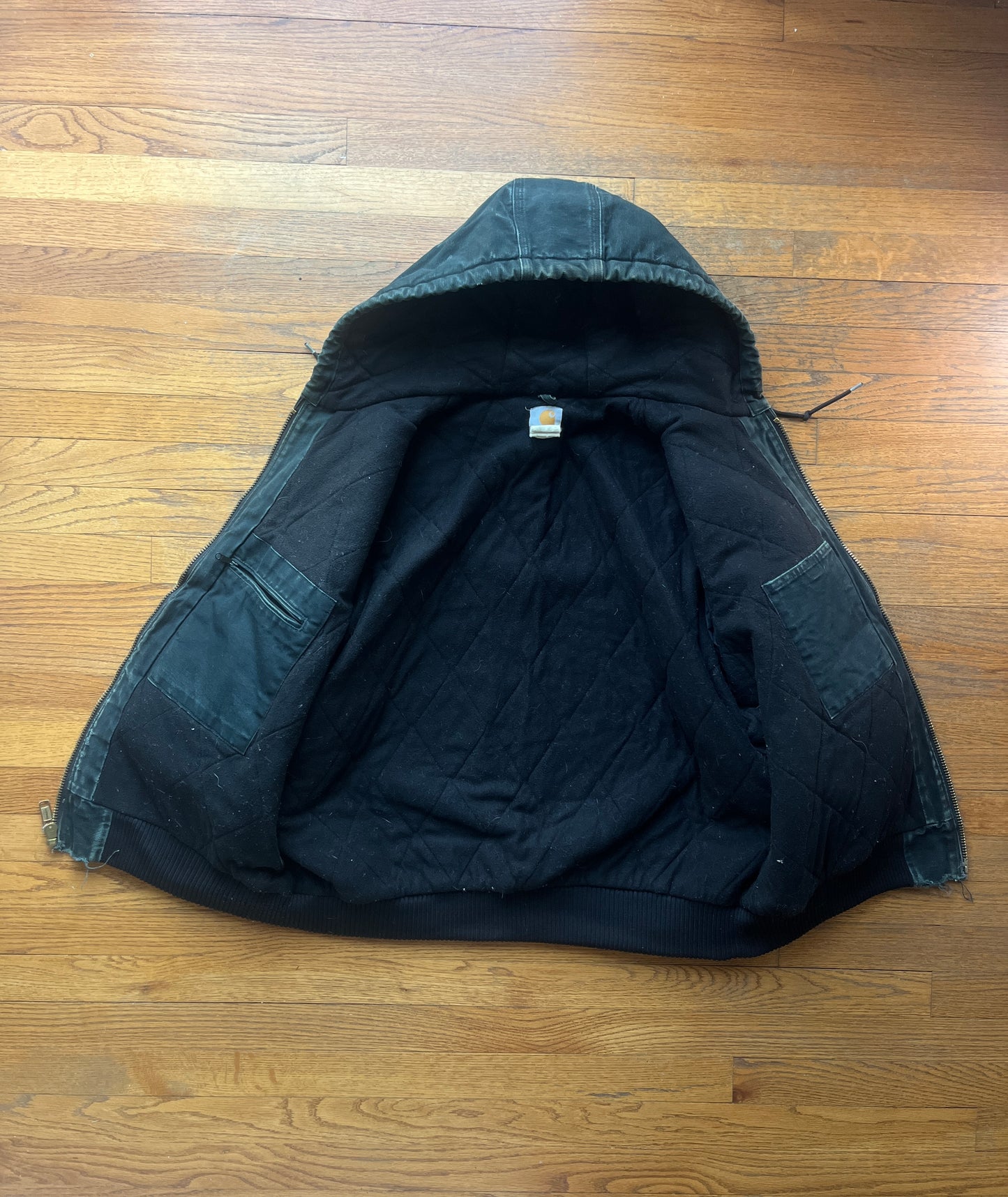 Faded Black Carhartt Active Jacket - XL