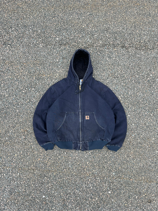 Faded Midnight Blue Carhartt Active Jacket - Large