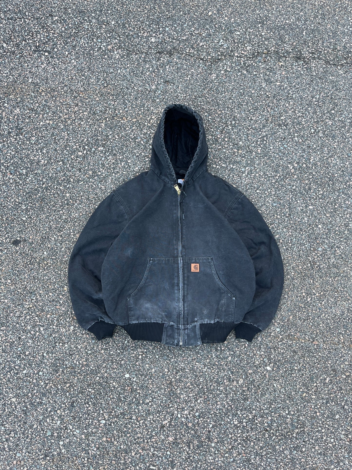 Faded Black Carhartt Active Jacket - XL