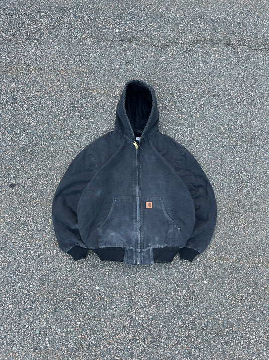 Faded Black Carhartt Active Jacket - XL