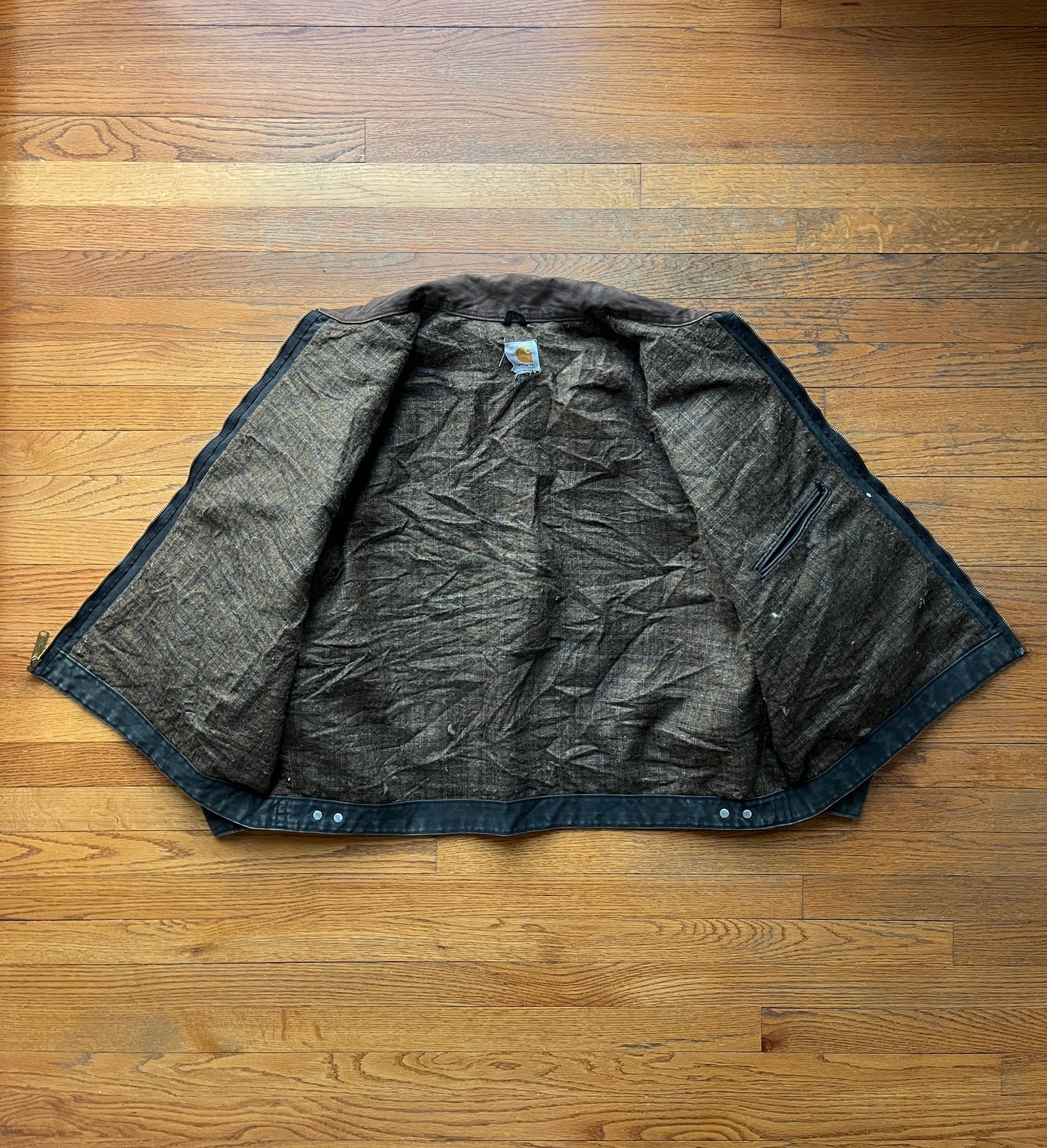 褪色黑色 Carhartt Detroit 夹克 - Boxy 2XL