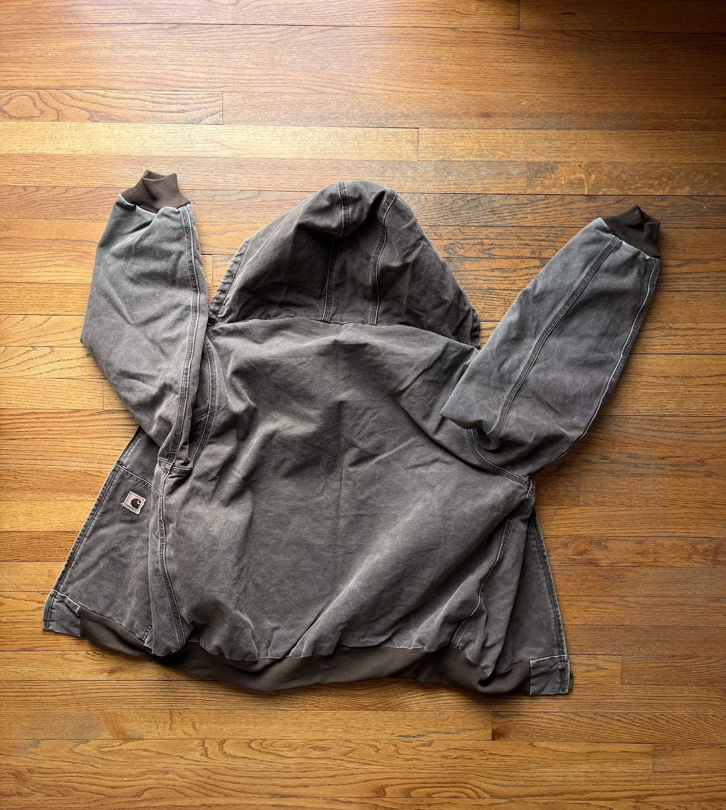 Faded Chestnut Brown Carhartt Active Jacket - XL