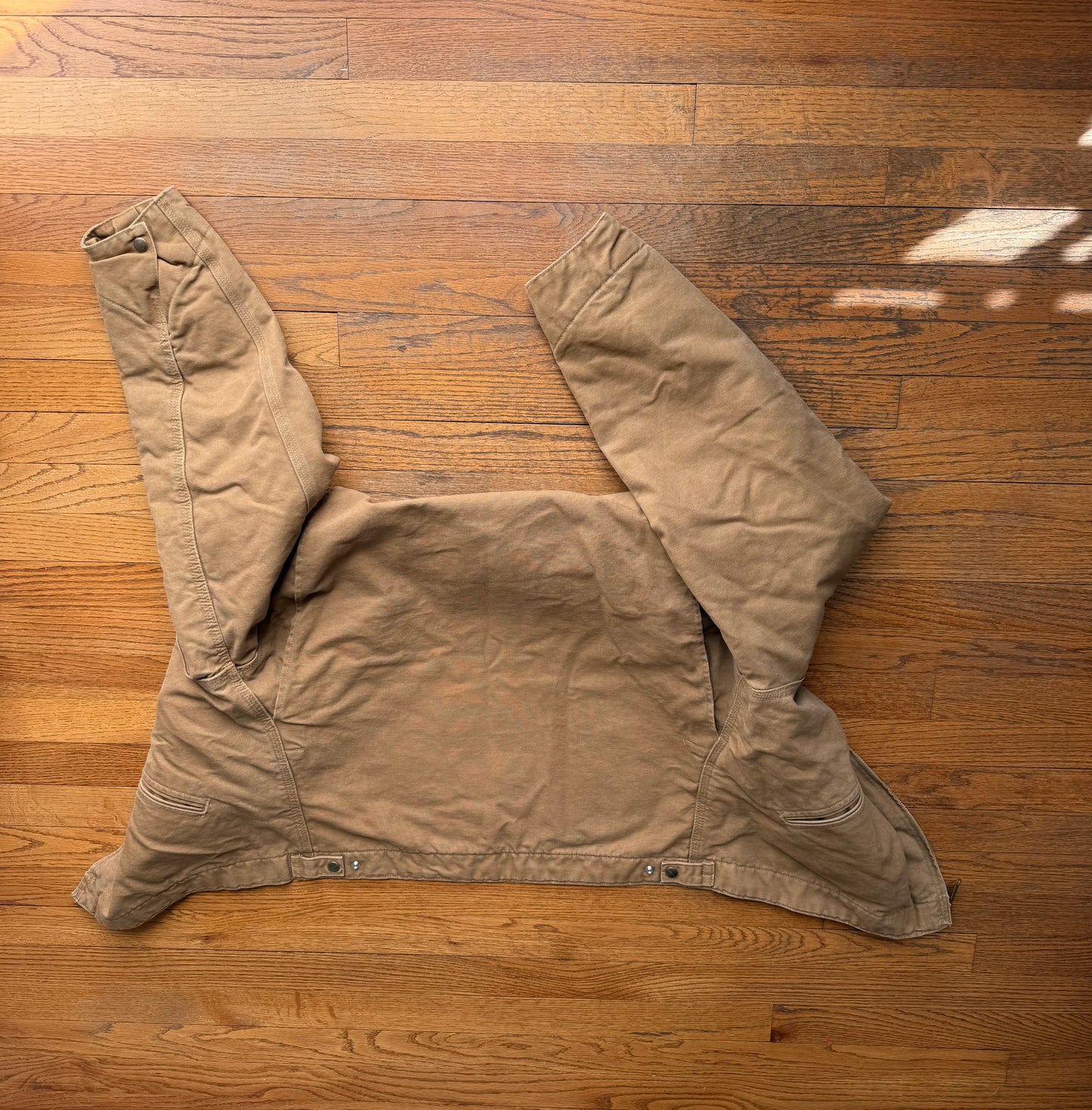 Faded Camel Brown Carhartt Detroit Jacket - Boxy M-L