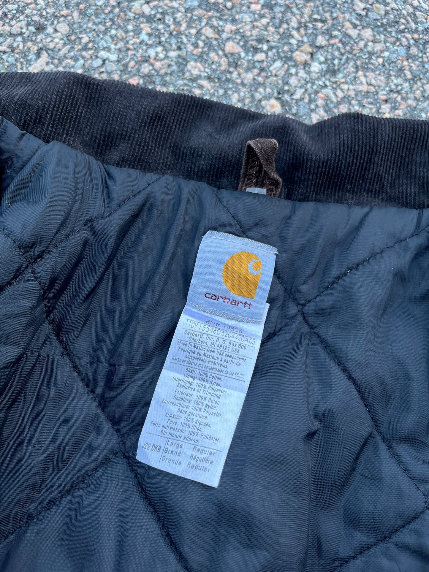 褪色棕色 Carhartt 北极夹克 - 中号