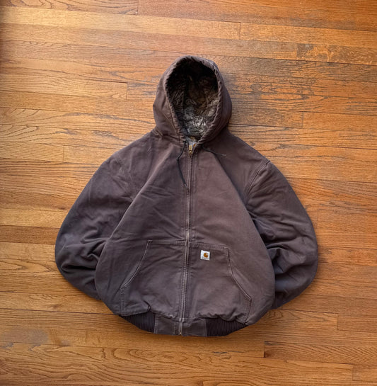 Faded Brown Realtree Lined Carhartt Active Jacket - Large