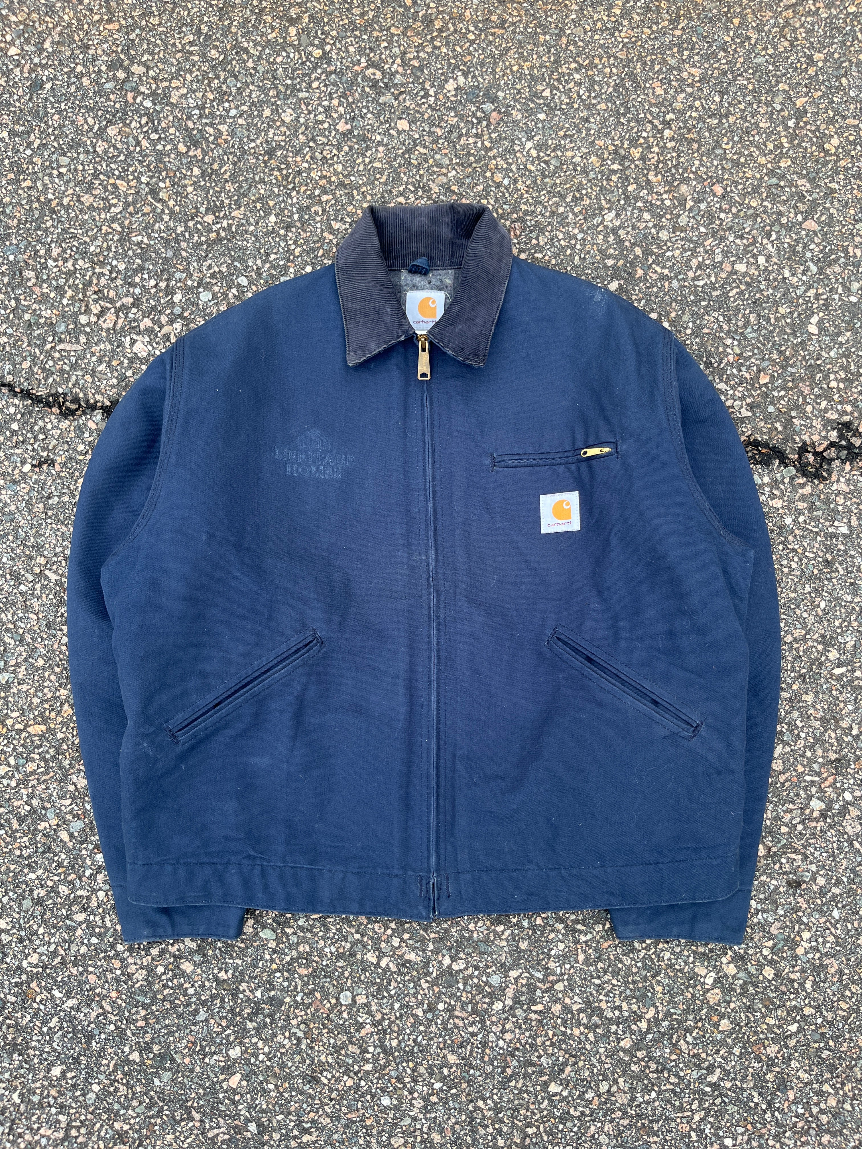 Faded Navy Blue Carhartt Detroit Jacket - Large – VTG By Mike