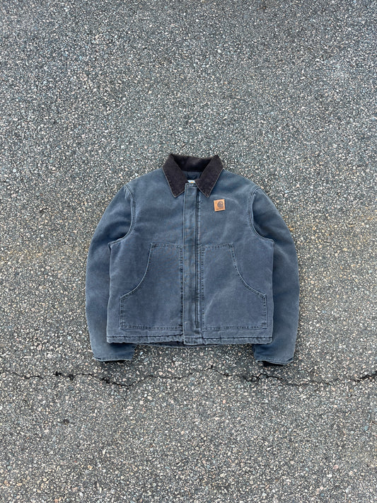 Faded Petrol Blue Carhartt Arctic Jacket - Boxy Medium