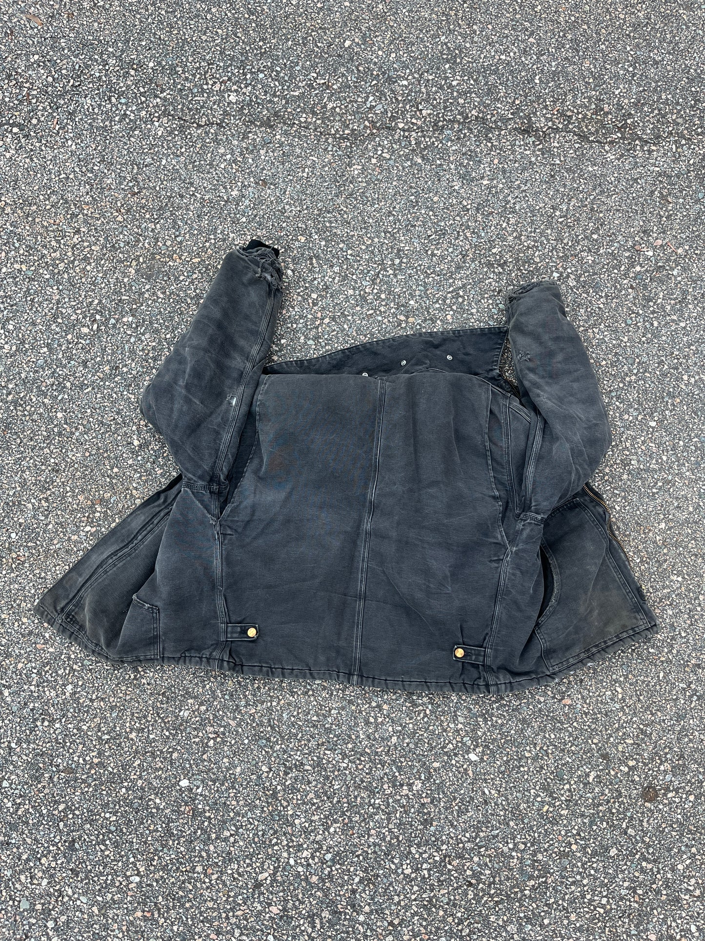 Faded Black Carhartt Arctic Jacket - Boxy Large