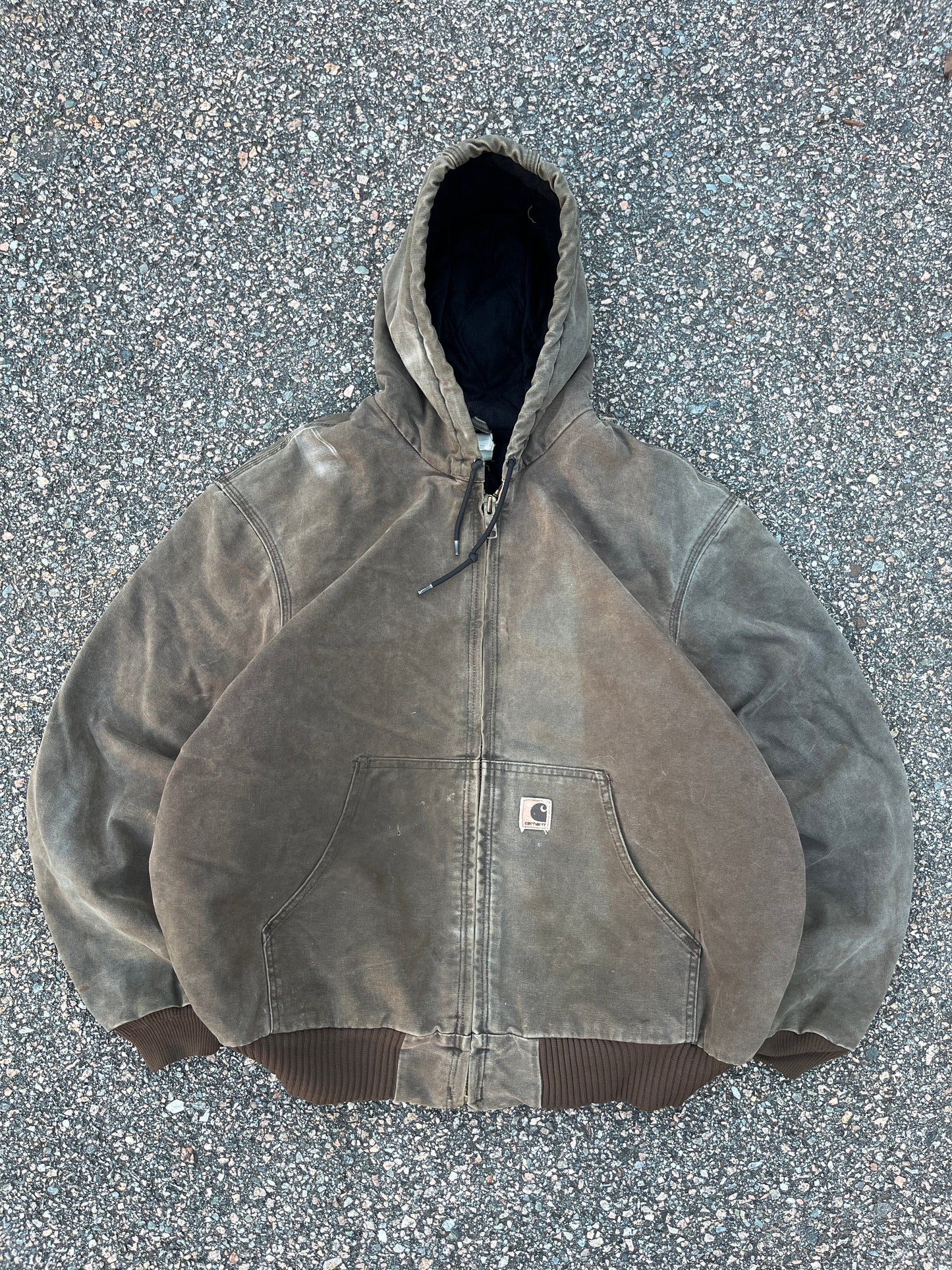 Faded Chestnut Brown Carhartt Active Jacket - XL