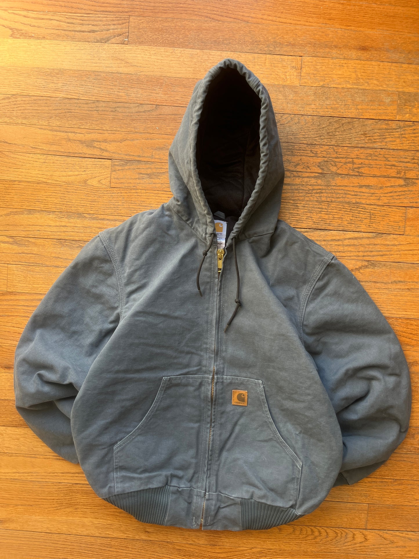 Faded Storm Blue Carhartt Active Jacket - Small