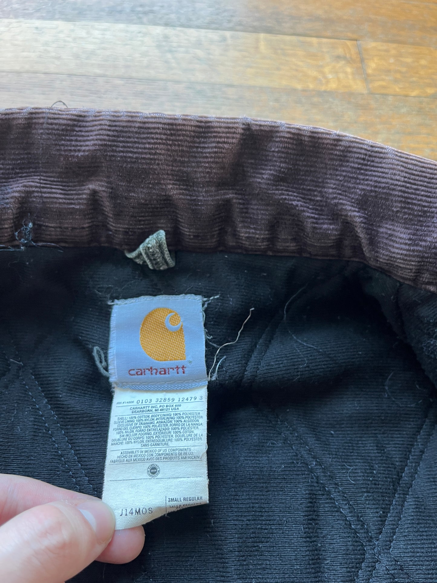 Faded Olive Green Carhartt Santa Fe Jacket - Small