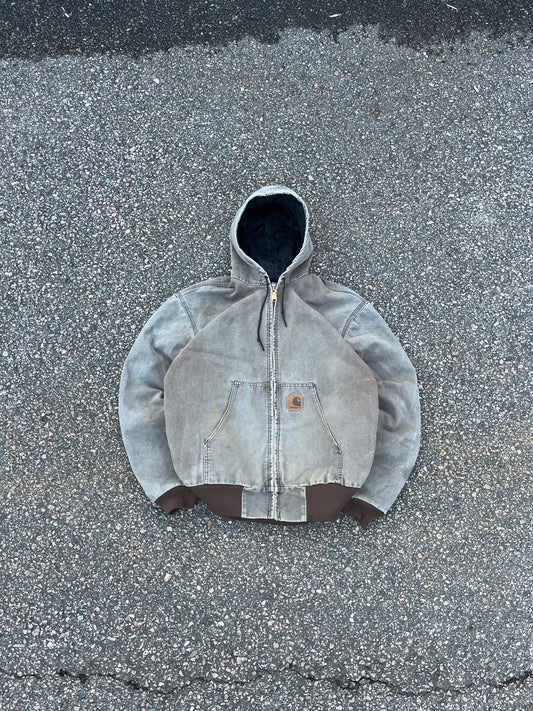 Faded Chestnut Brown Carhartt Active Jacket - Boxy Medium