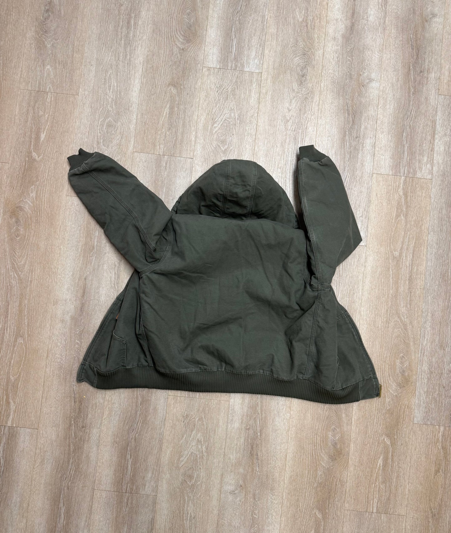 Faded Army Green Carhartt Active Jacket - Medium