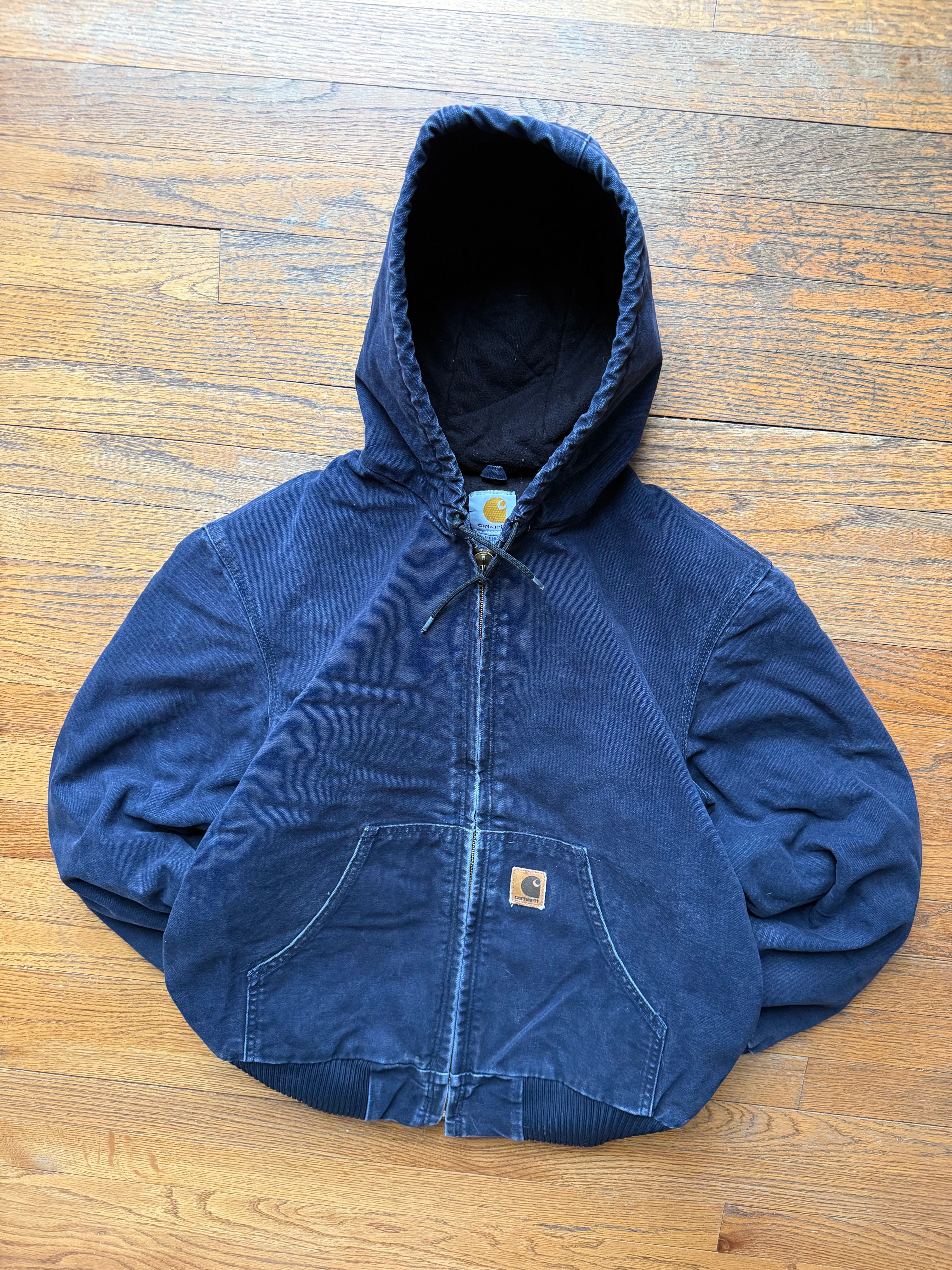 Faded Midnight Blue Carhartt Active Jacket - Small – VTG By Mike