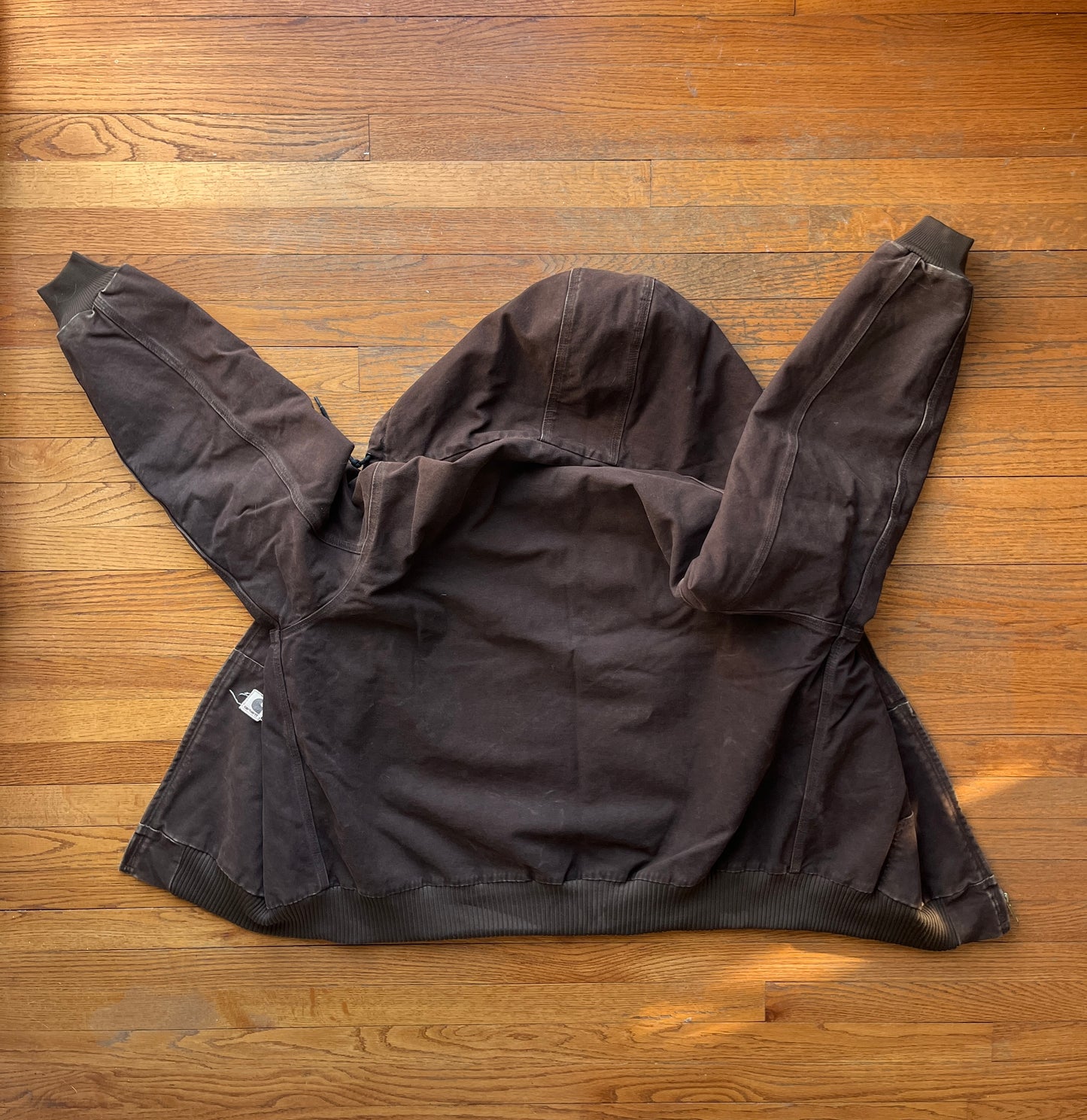 Faded Dark Brown Carhartt Active Jacket - XL