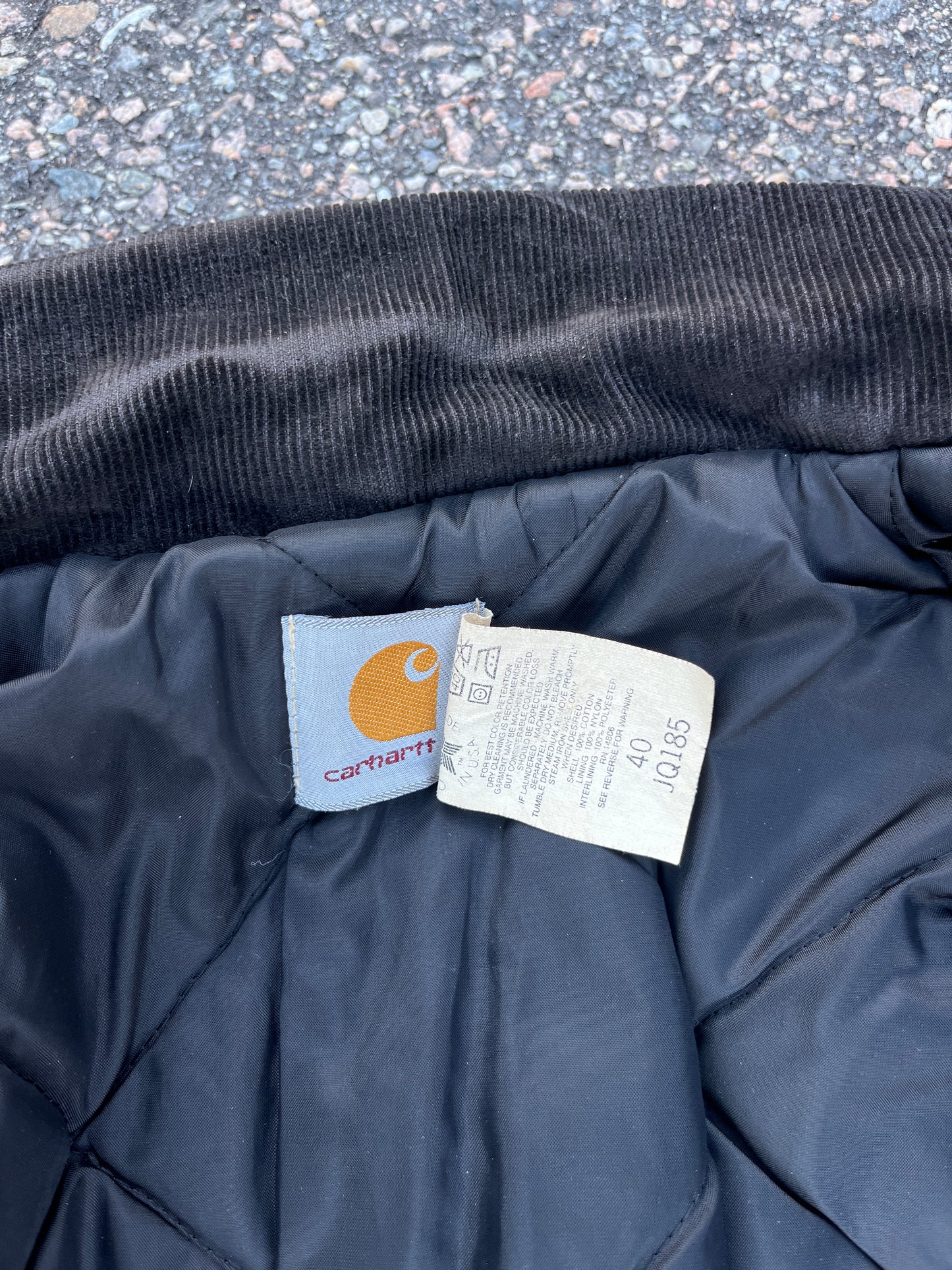 褪色黑色 Carhartt 北极夹克 - 中号