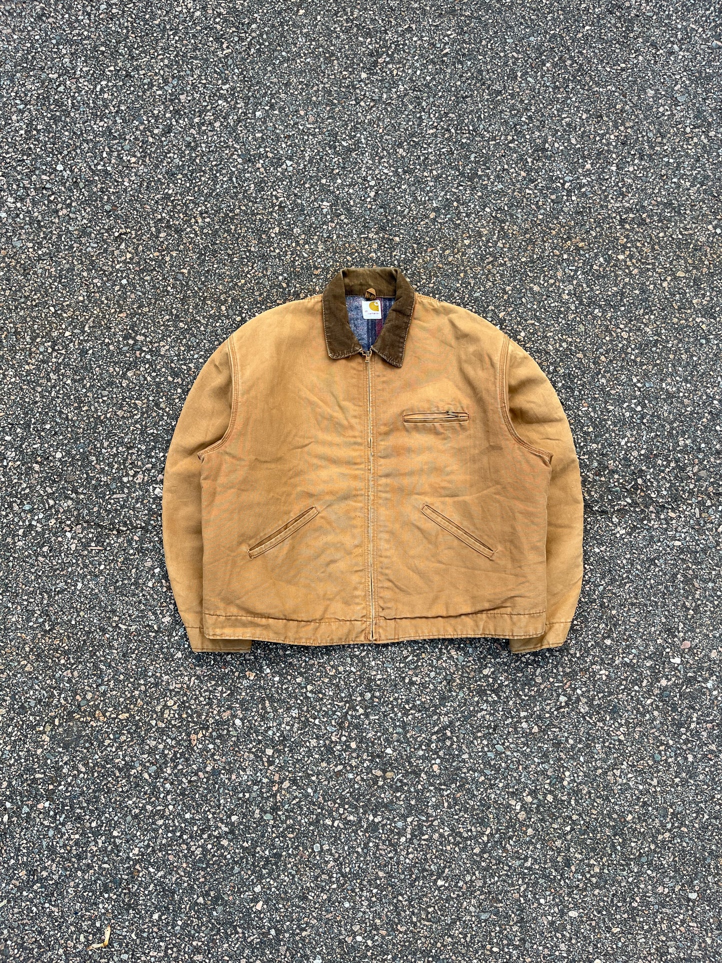 70’s Faded Brown Carhartt Detroit Jacket - Boxy L-XL