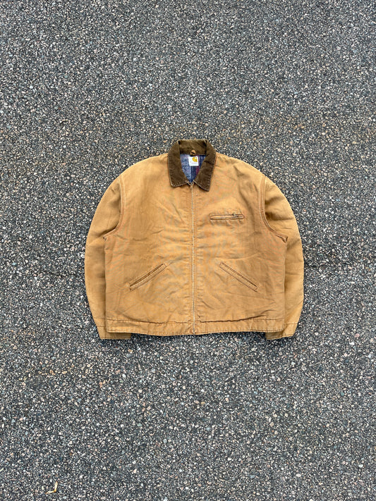 70’s Faded Brown Carhartt Detroit Jacket - Boxy L-XL