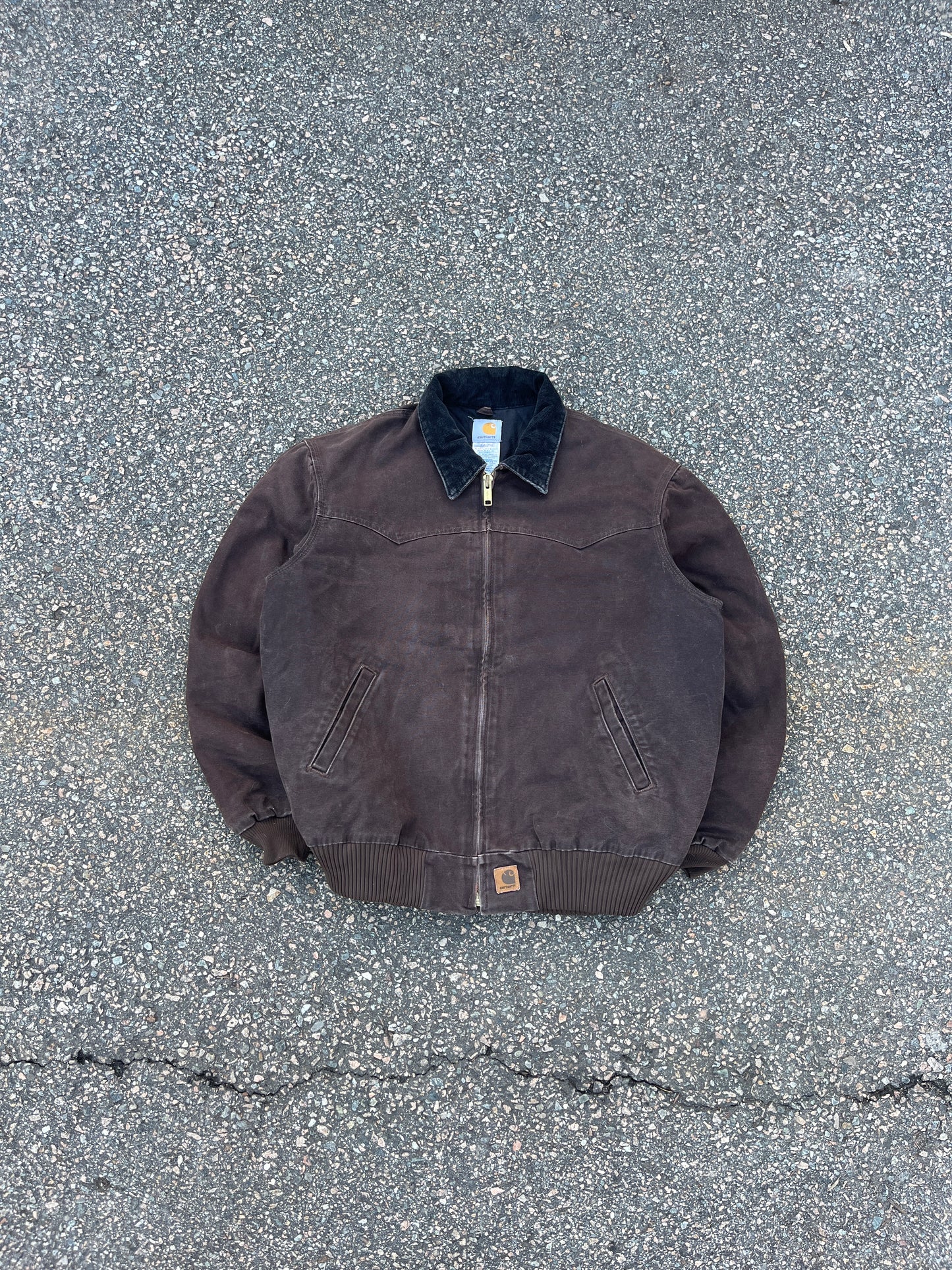 Faded Brown Carhartt Santa Fe Jacket - XL