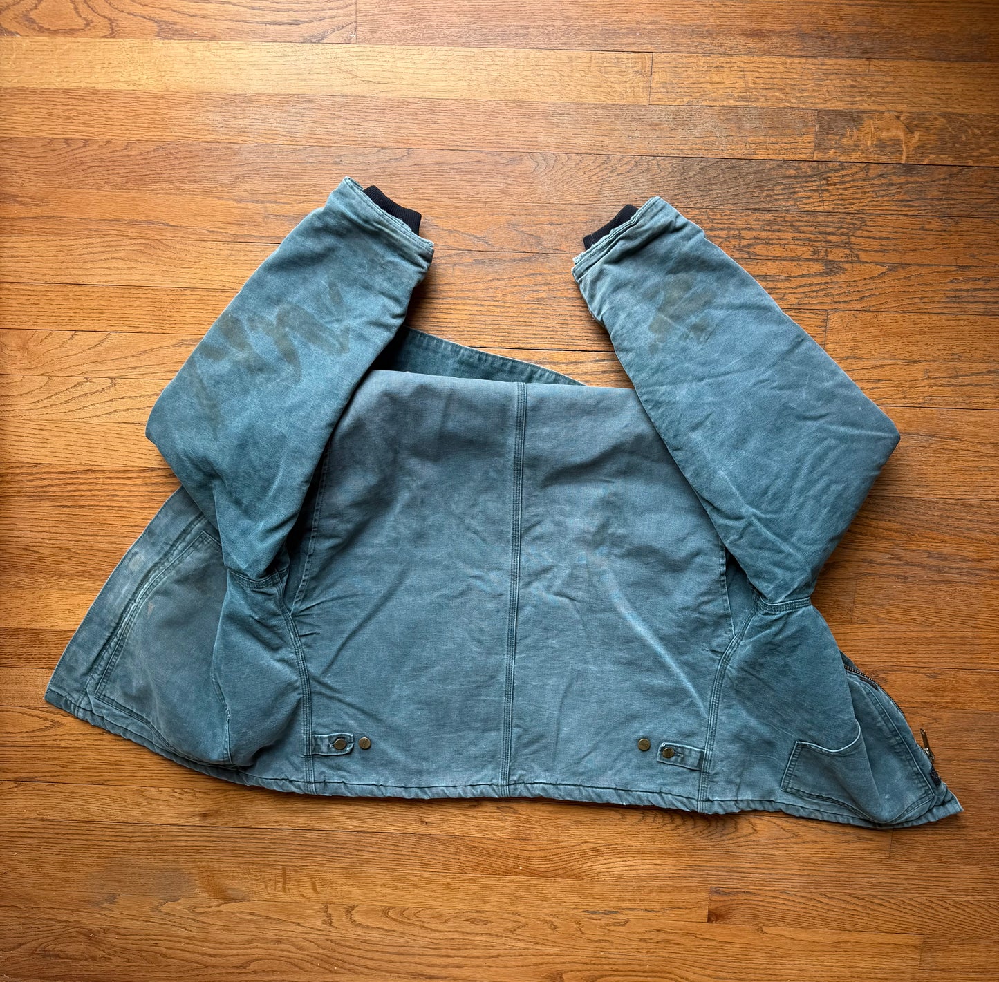 Faded Hunter Green Carhartt Arctic Jacket - Boxy Large