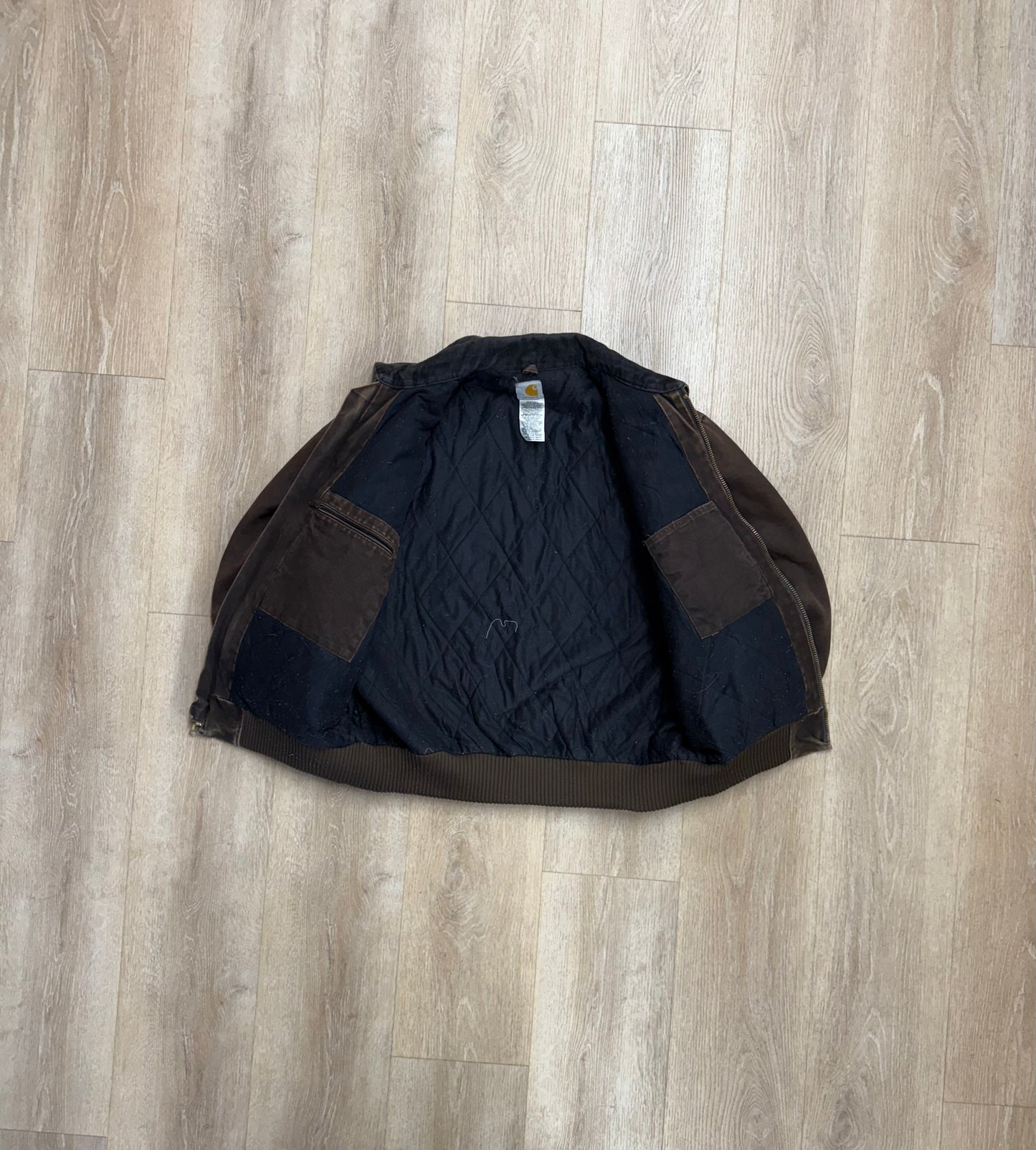 Faded Brown Carhartt Santa Fe Jacket - XL