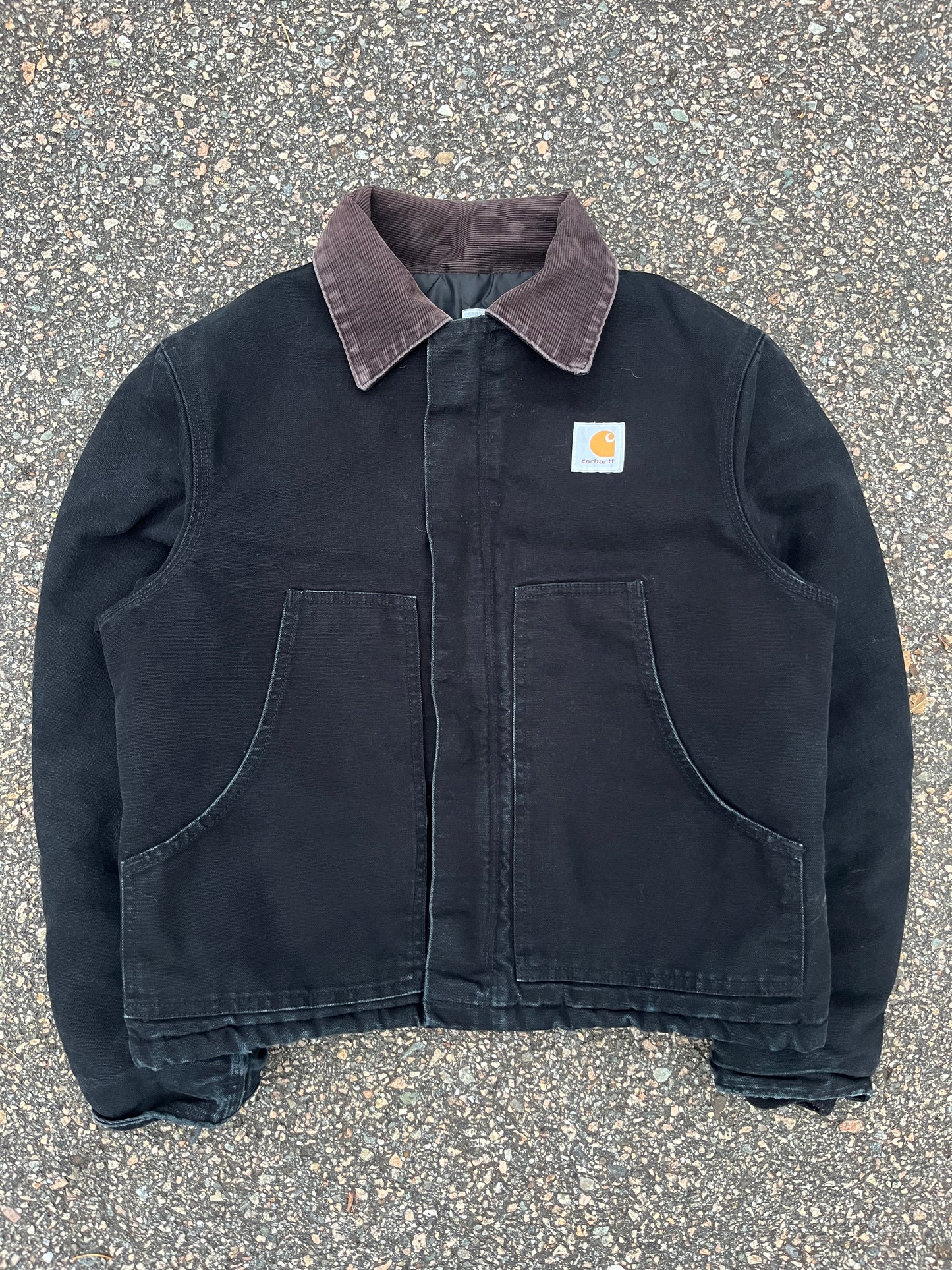 褪色黑色 Carhartt 北极夹克 - 小码