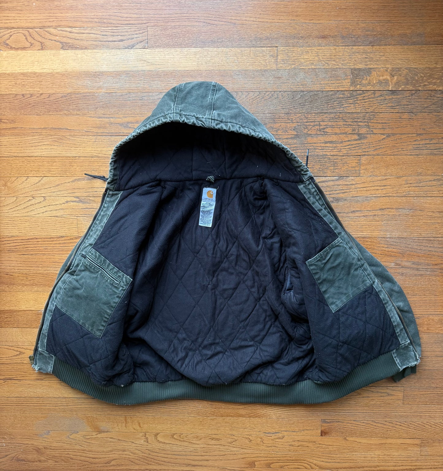 Faded Olive Green Carhartt Active Jacket - XL