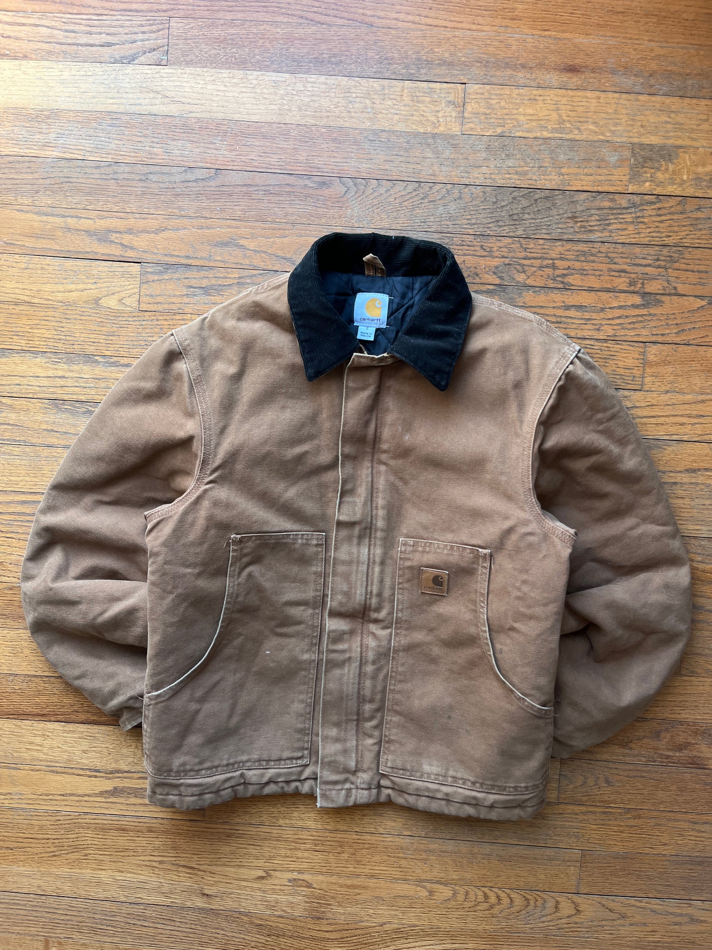 Faded Brown Carhartt Arctic Jacket - Small