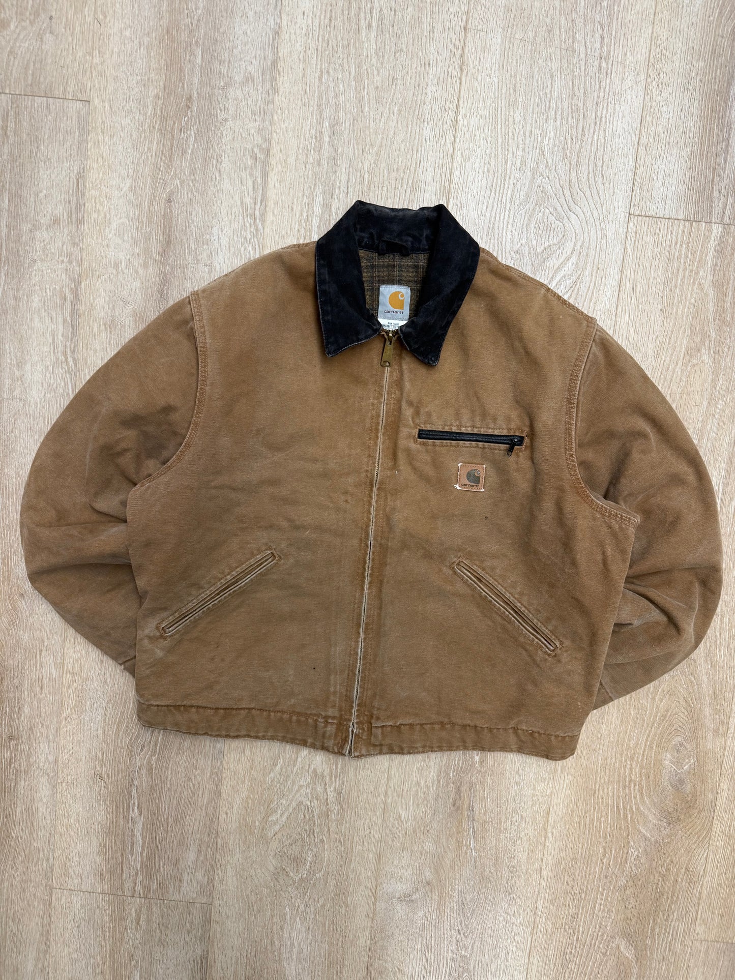 Faded Brown Carhartt Detroit Jacket - Large