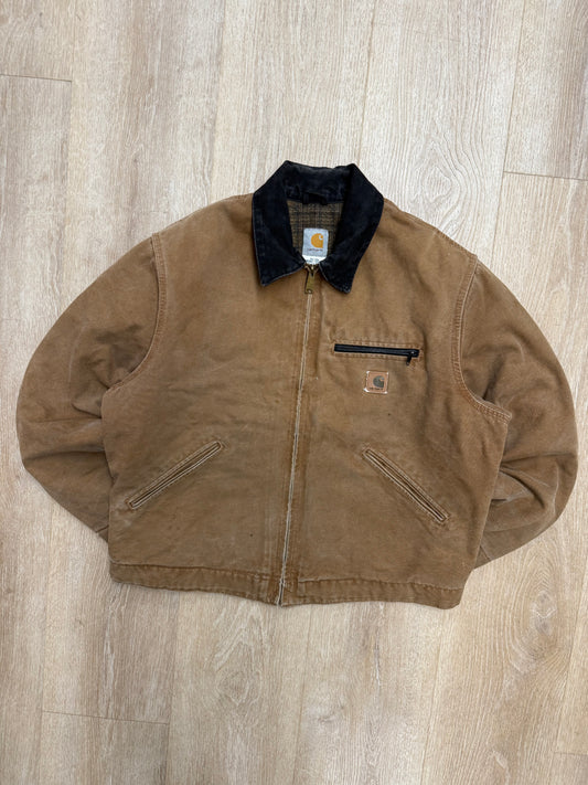 Faded Brown Carhartt Detroit Jacket - Large