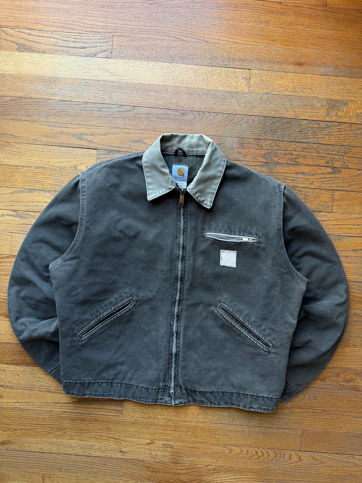 Faded Timber Brown Carhartt Detroit Jacket - Boxy M-L