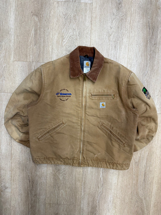 Faded Brown Carhartt Detroit Jacket - Large