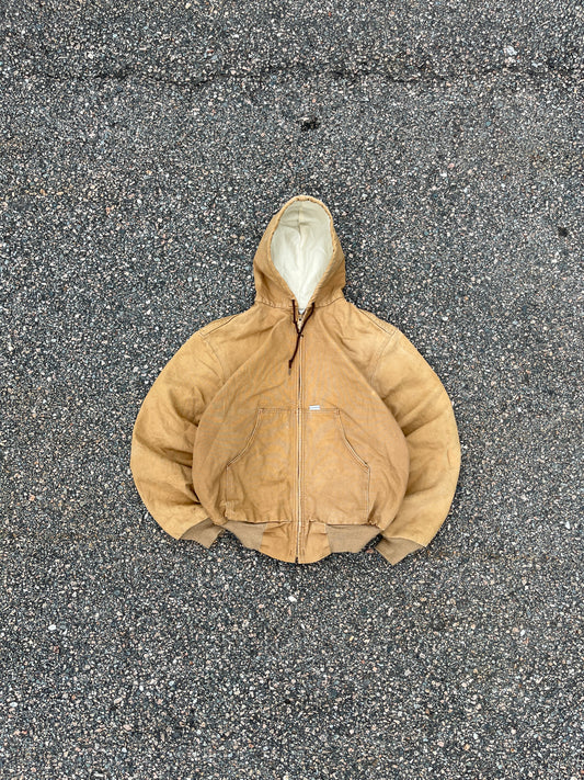 褪色棕褐色 Carhartt 运动夹克 - 中号