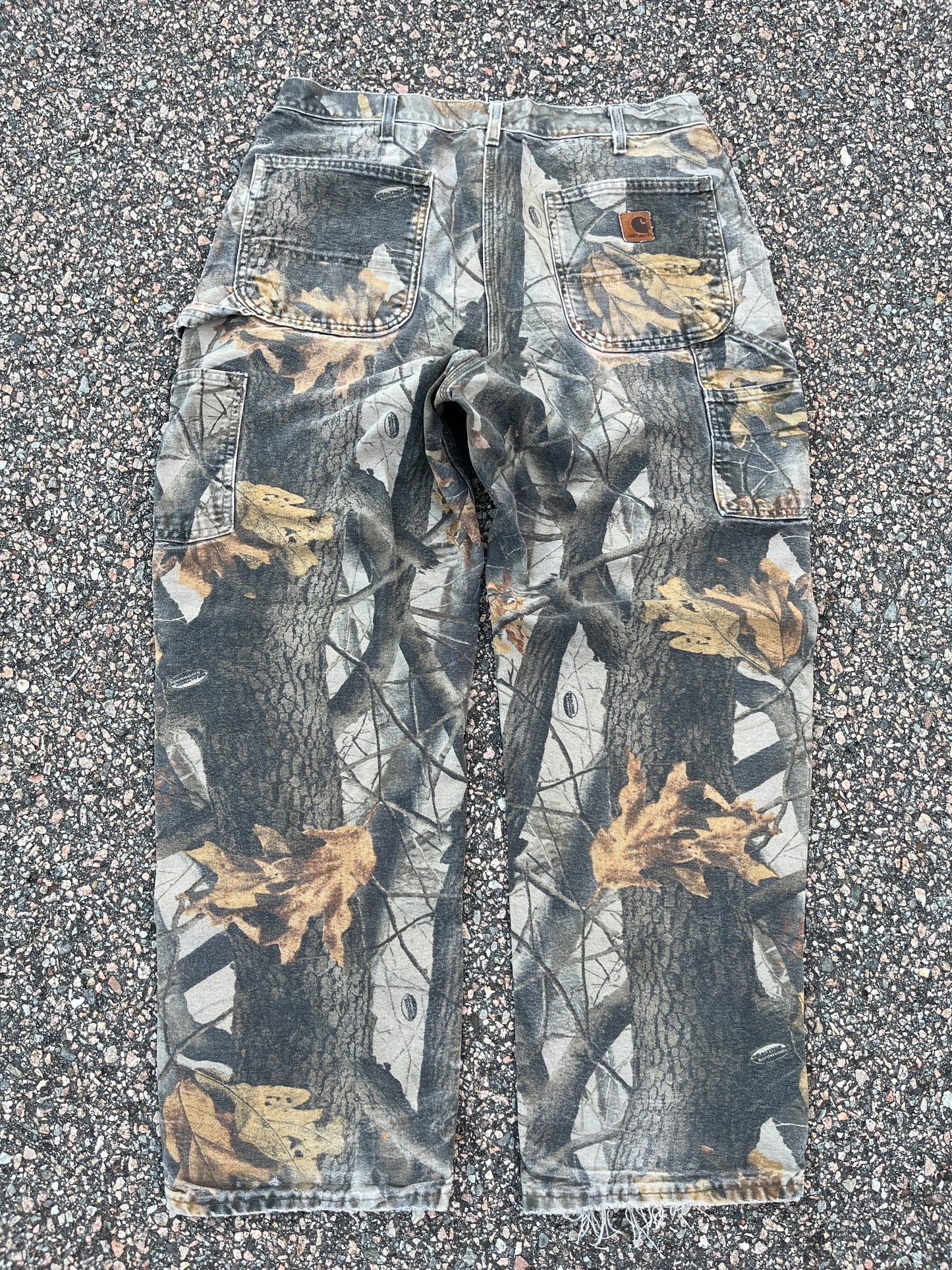 Faded n Distressed Realtree Carhartt 木匠裤 - 34 x 29