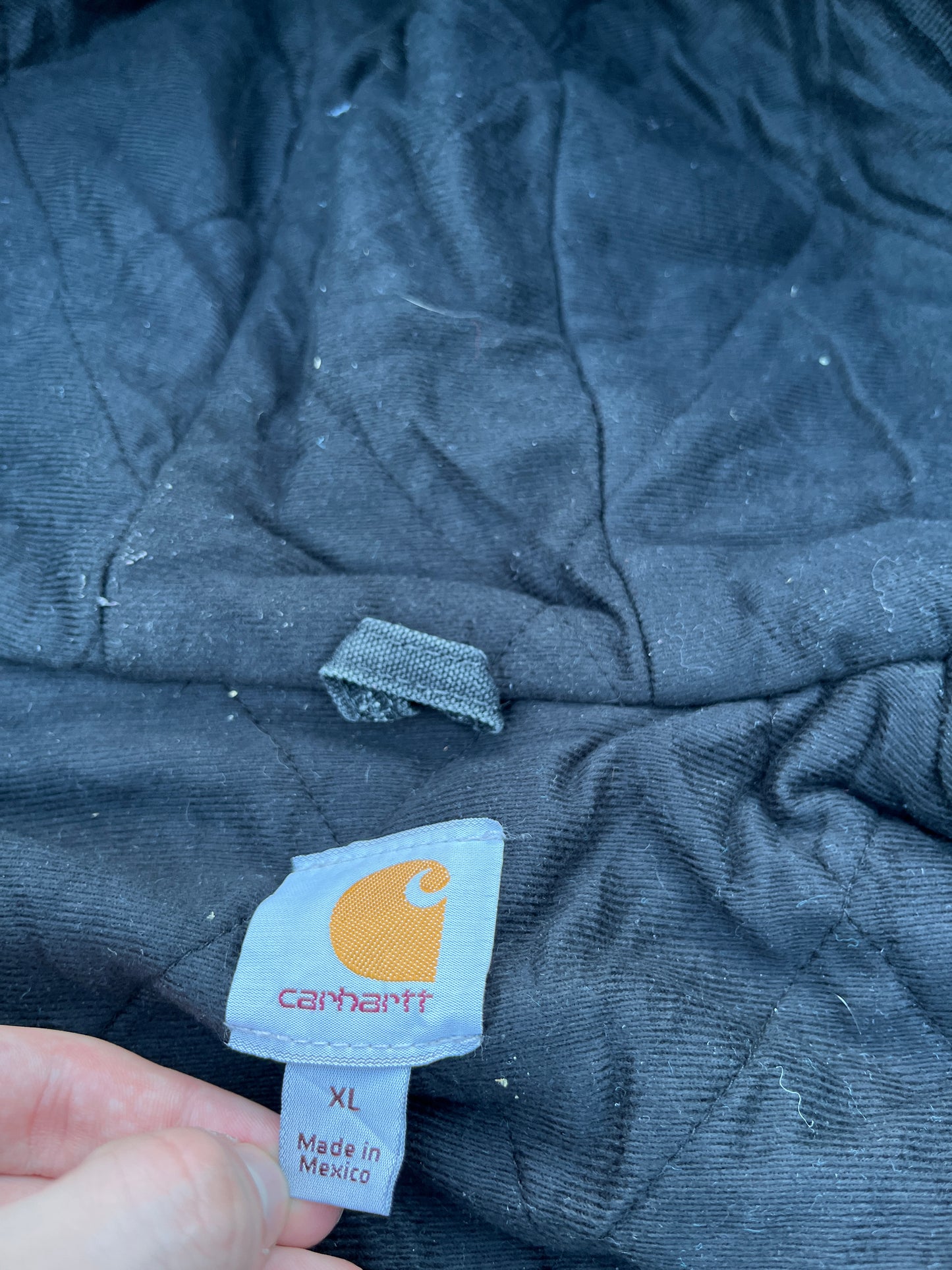 Faded Black Carhartt Active Jacket - XL