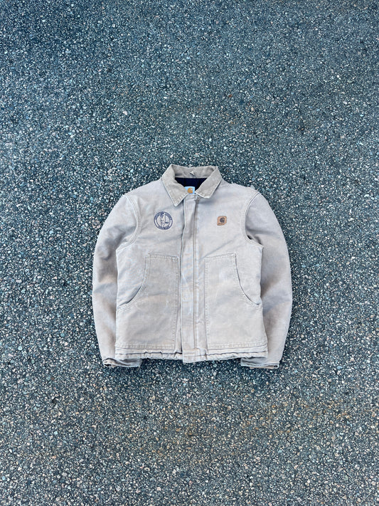 Faded Beige Carhartt Arctic Jacket - Small