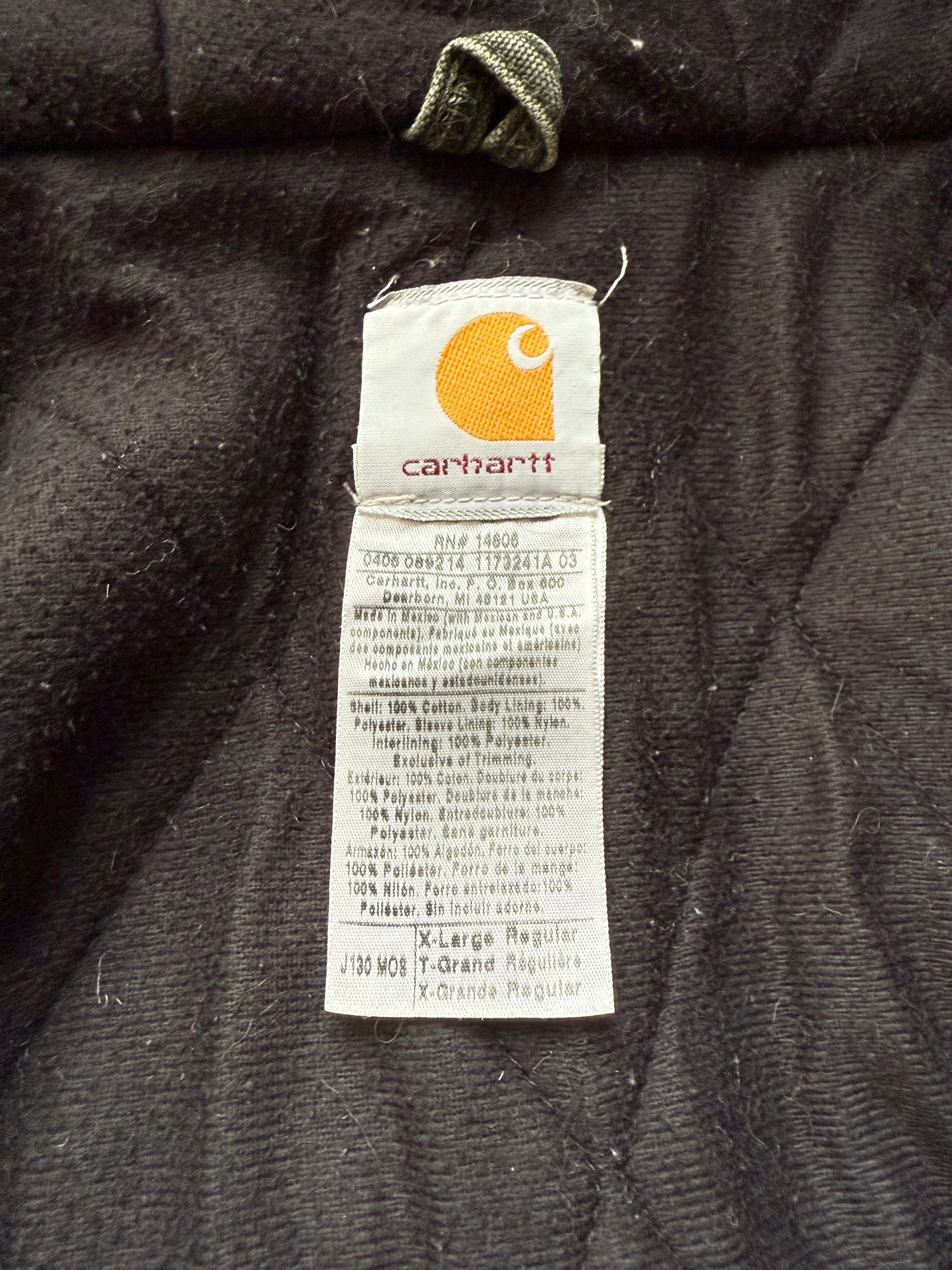 Faded Olive Green Carhartt Active Jacket - XL