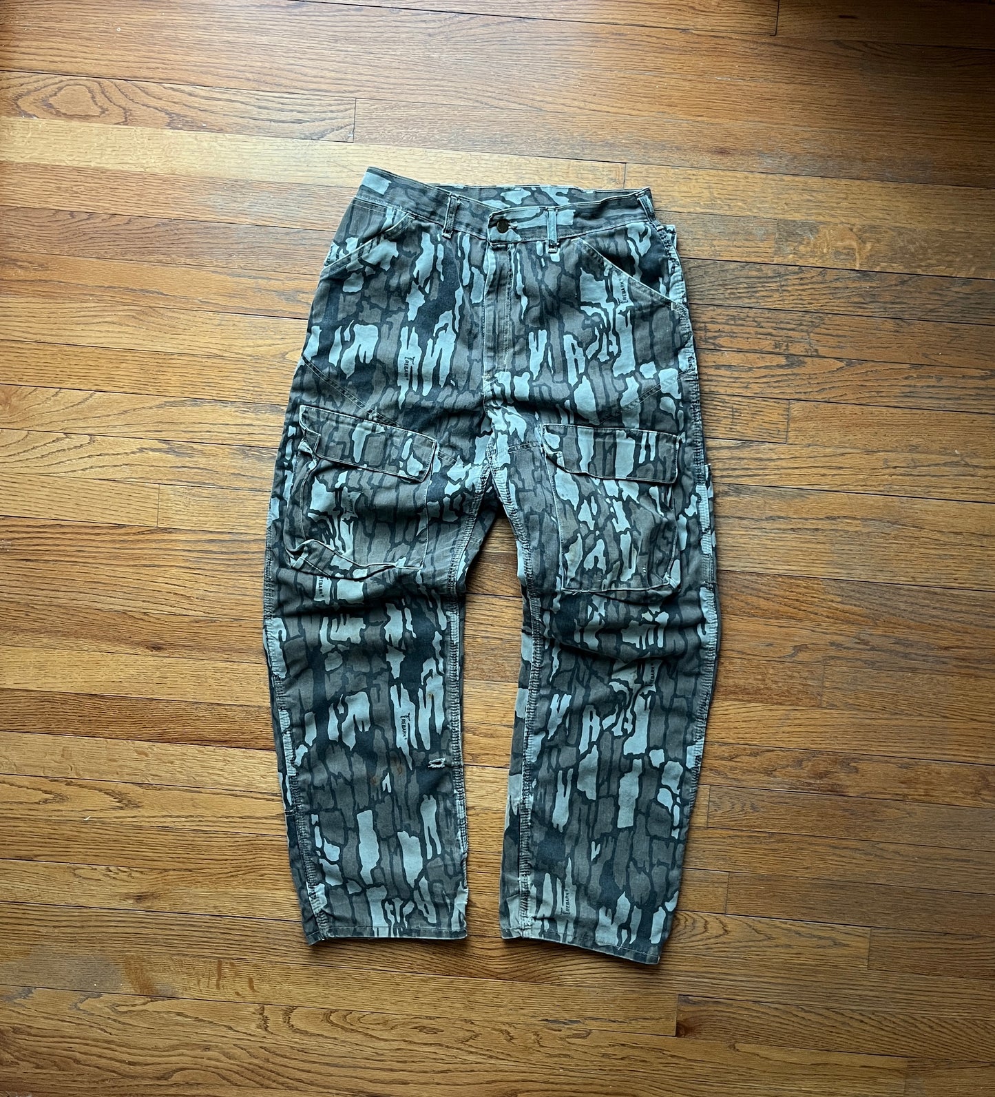 80's Faded Treebark Camo Carhartt Cargo Pants - 30 x 30