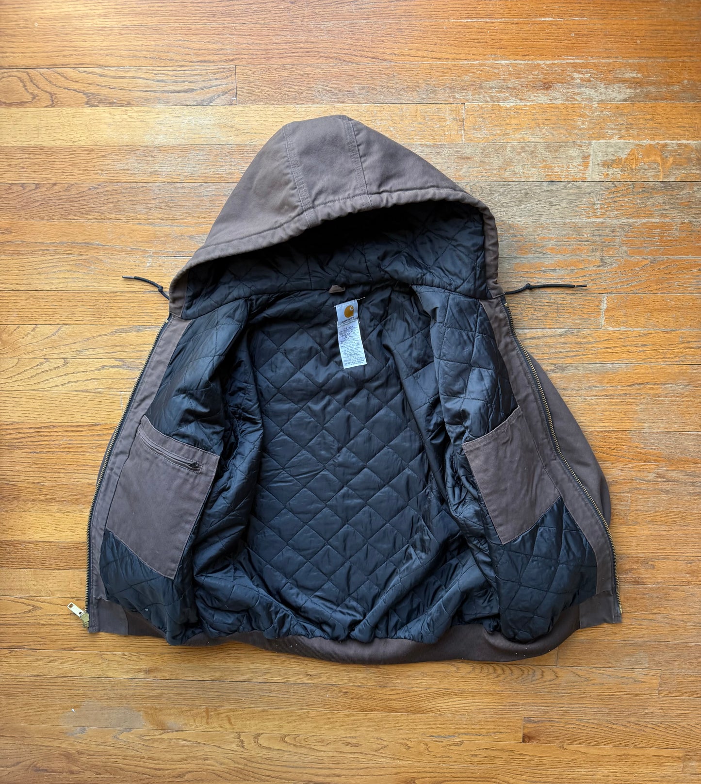 Faded Brown Carhartt Active Jacket - XL