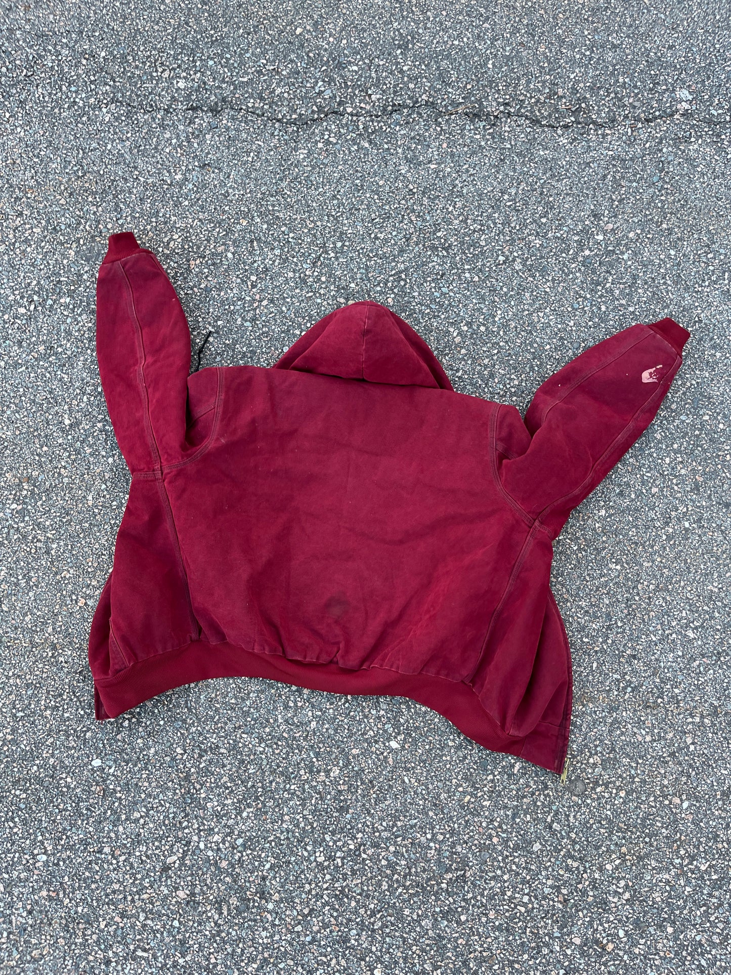 Faded Crimson Red Carhartt Active Jacket - Boxy L-XL