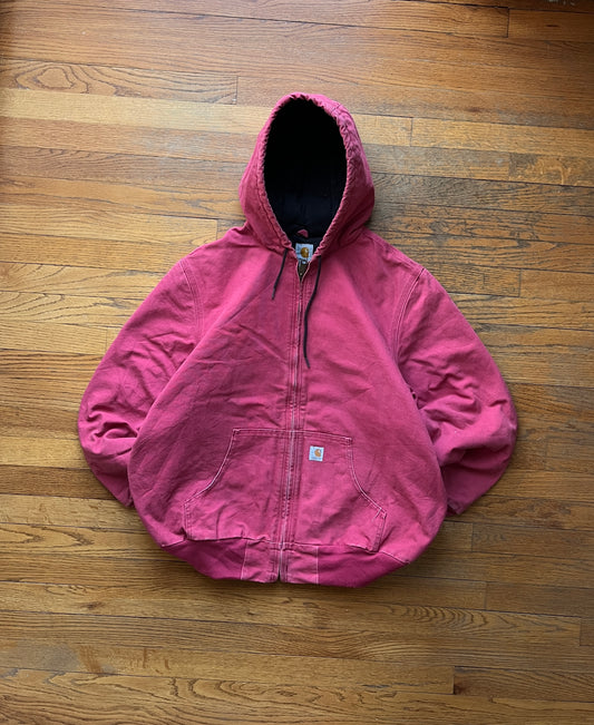 Faded Pink Carhartt Active Jacket - Large